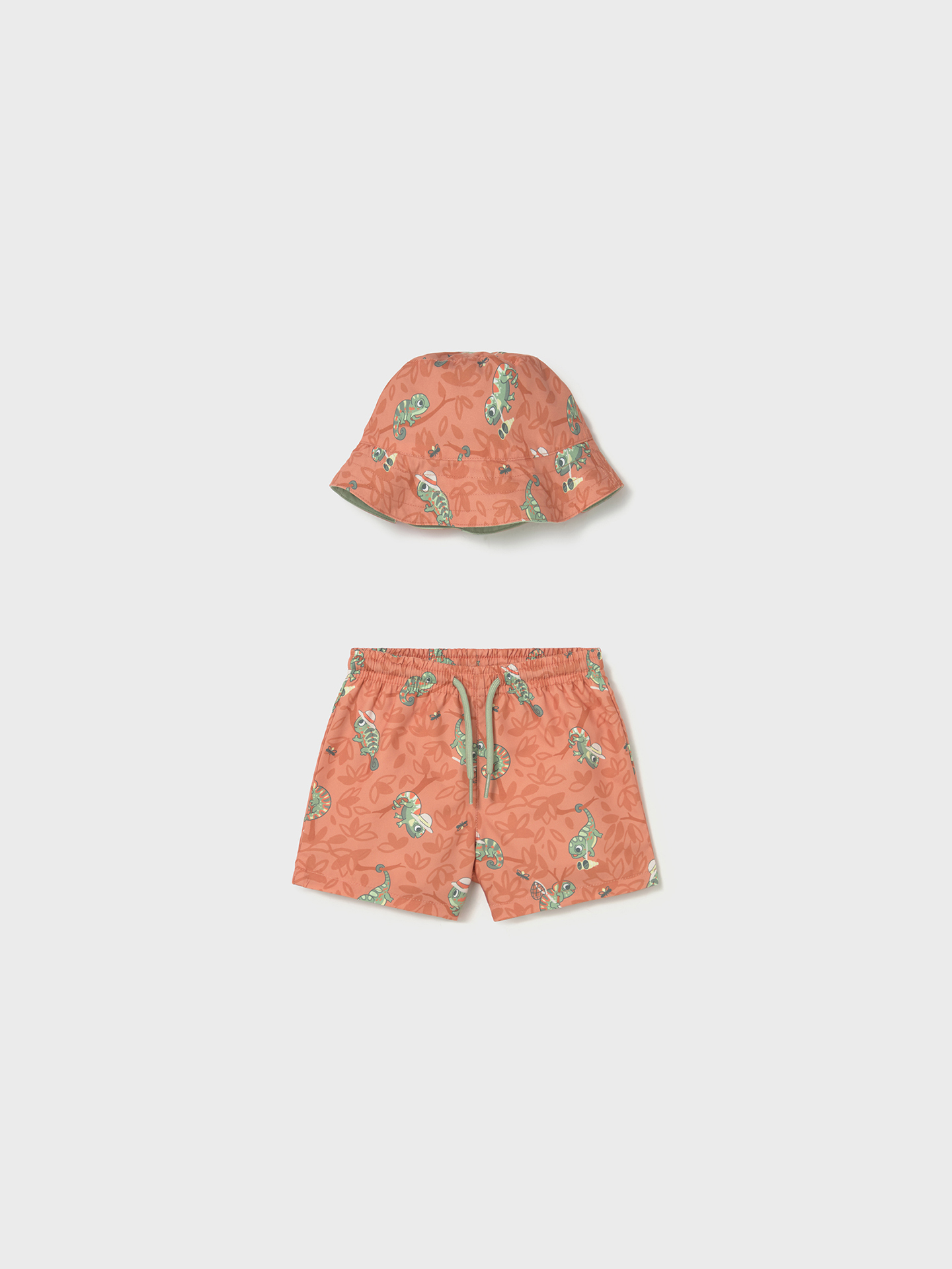 Conjunto de Calções de Banho e Chapéu Bucket