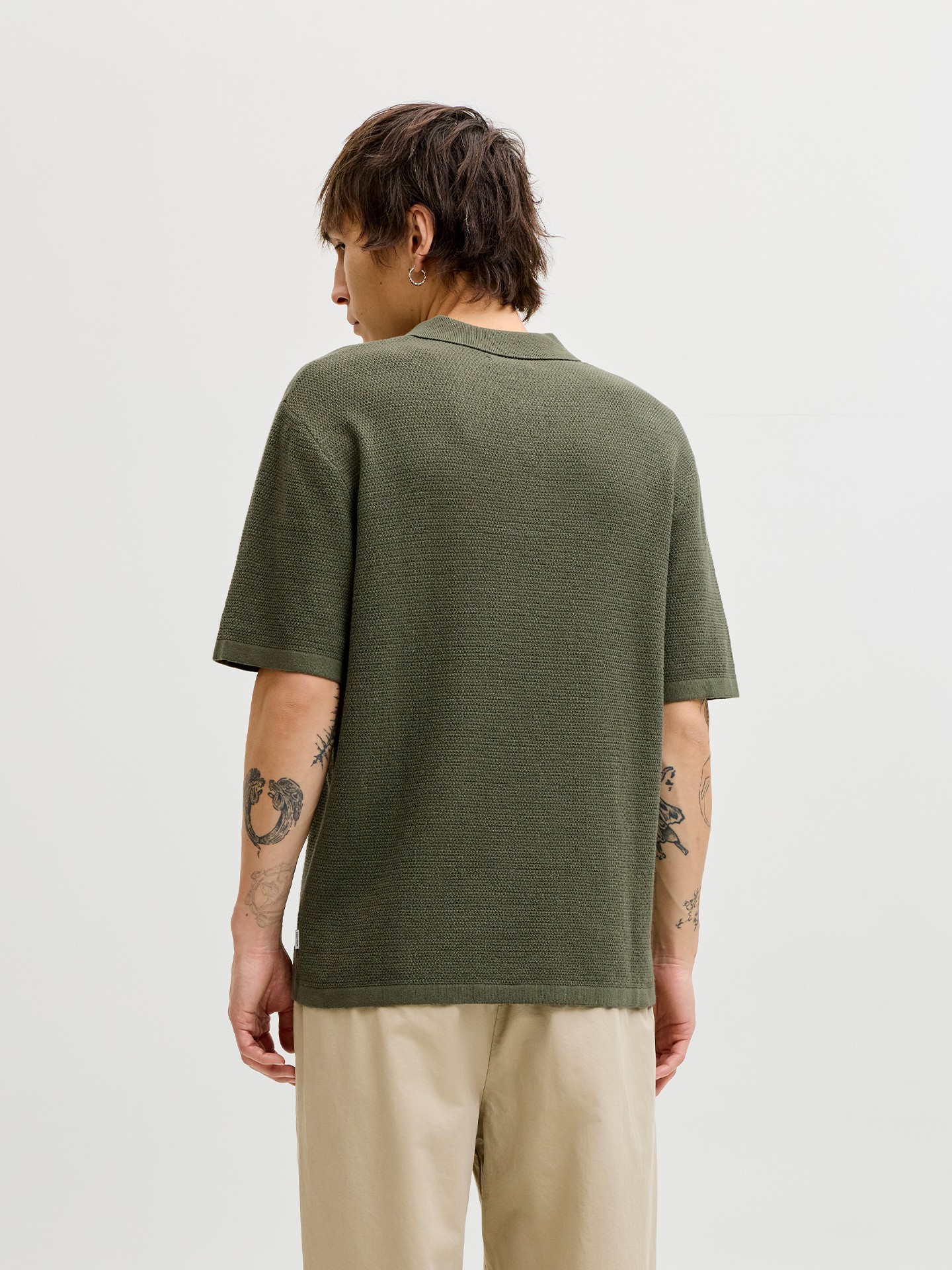 Polo de Malha Texturizada