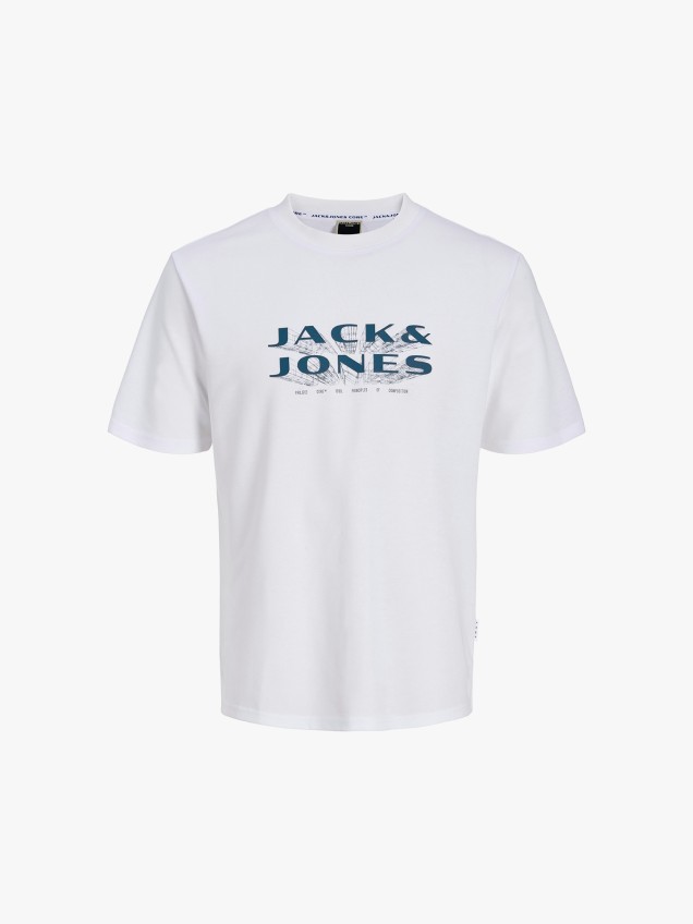 T-shirt Relaxed Fit com Estampado