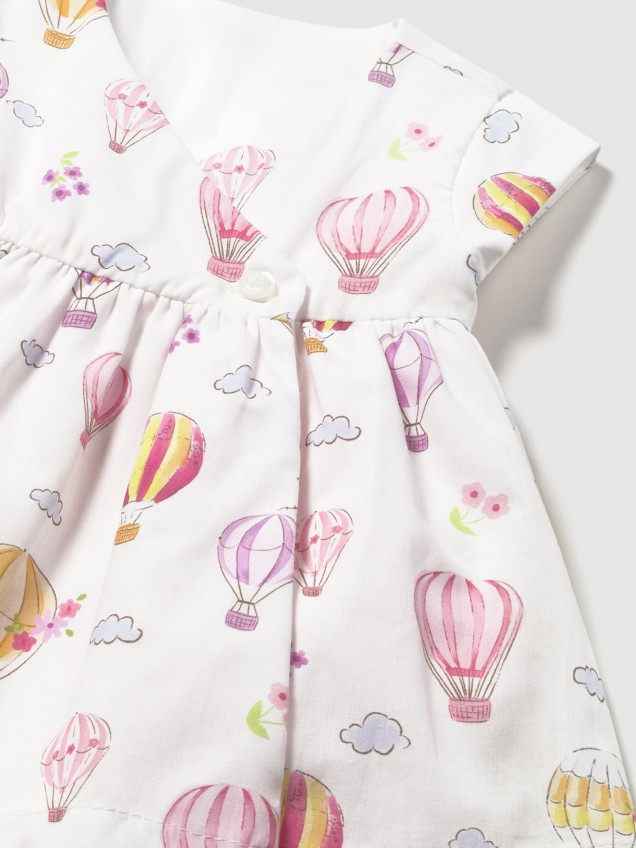 Vestido Reversível com Padrão