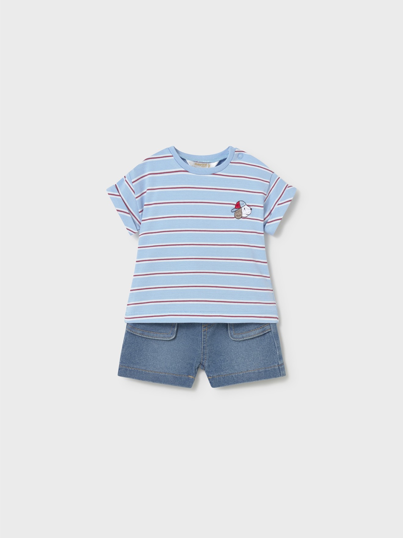 Conjunto de T-shirt e Cal��o de Ganga