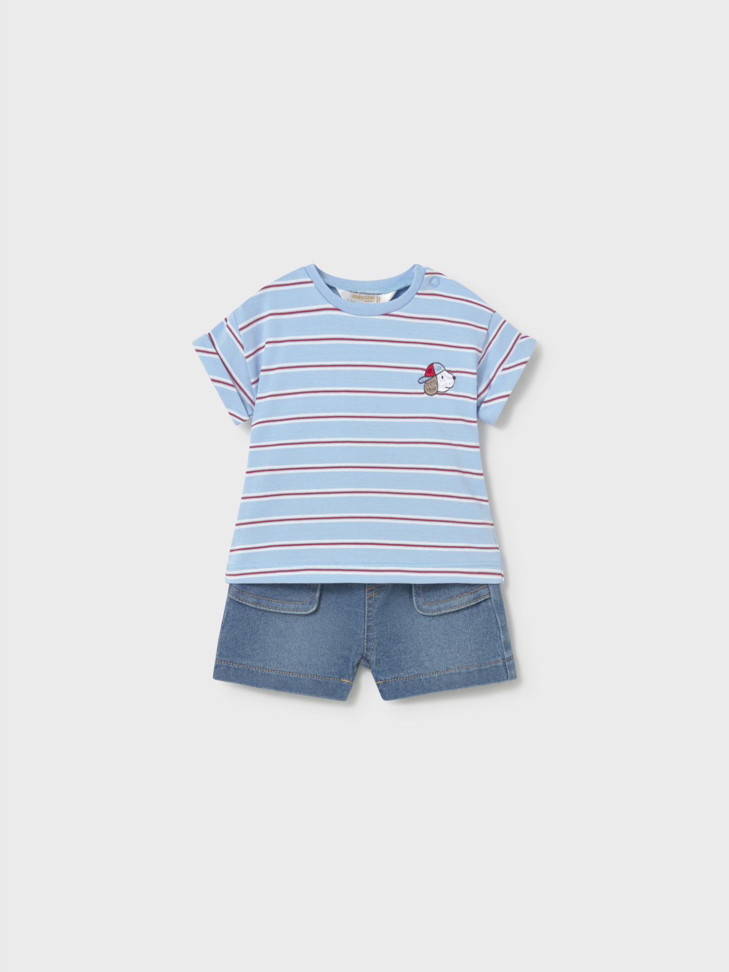 Conjunto de T-shirt e Calção de Ganga