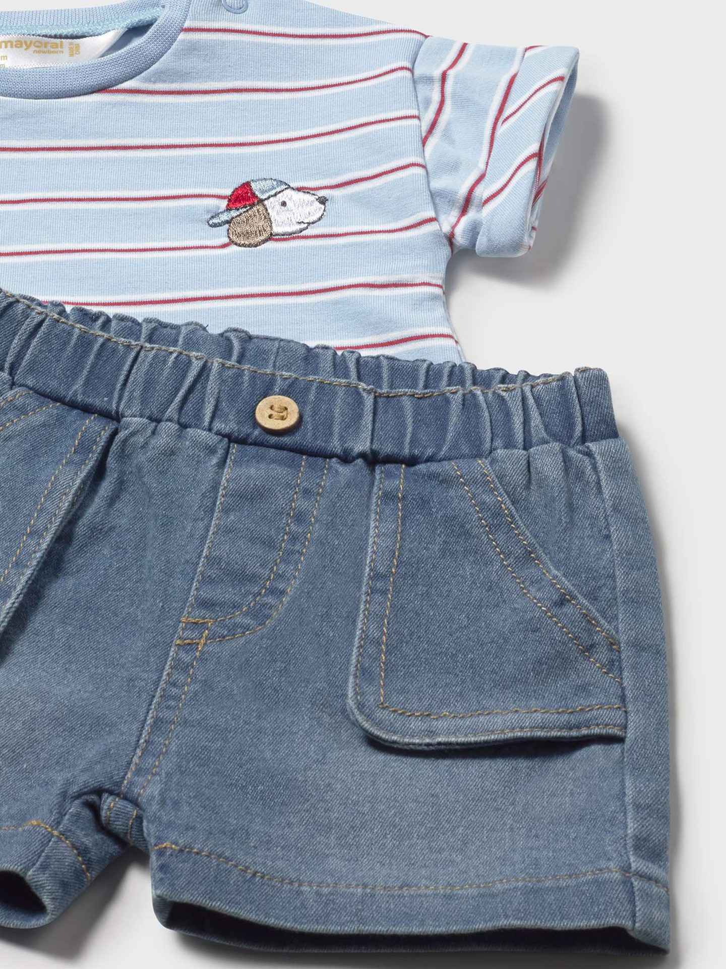 Conjunto de T-shirt e Calção de Ganga