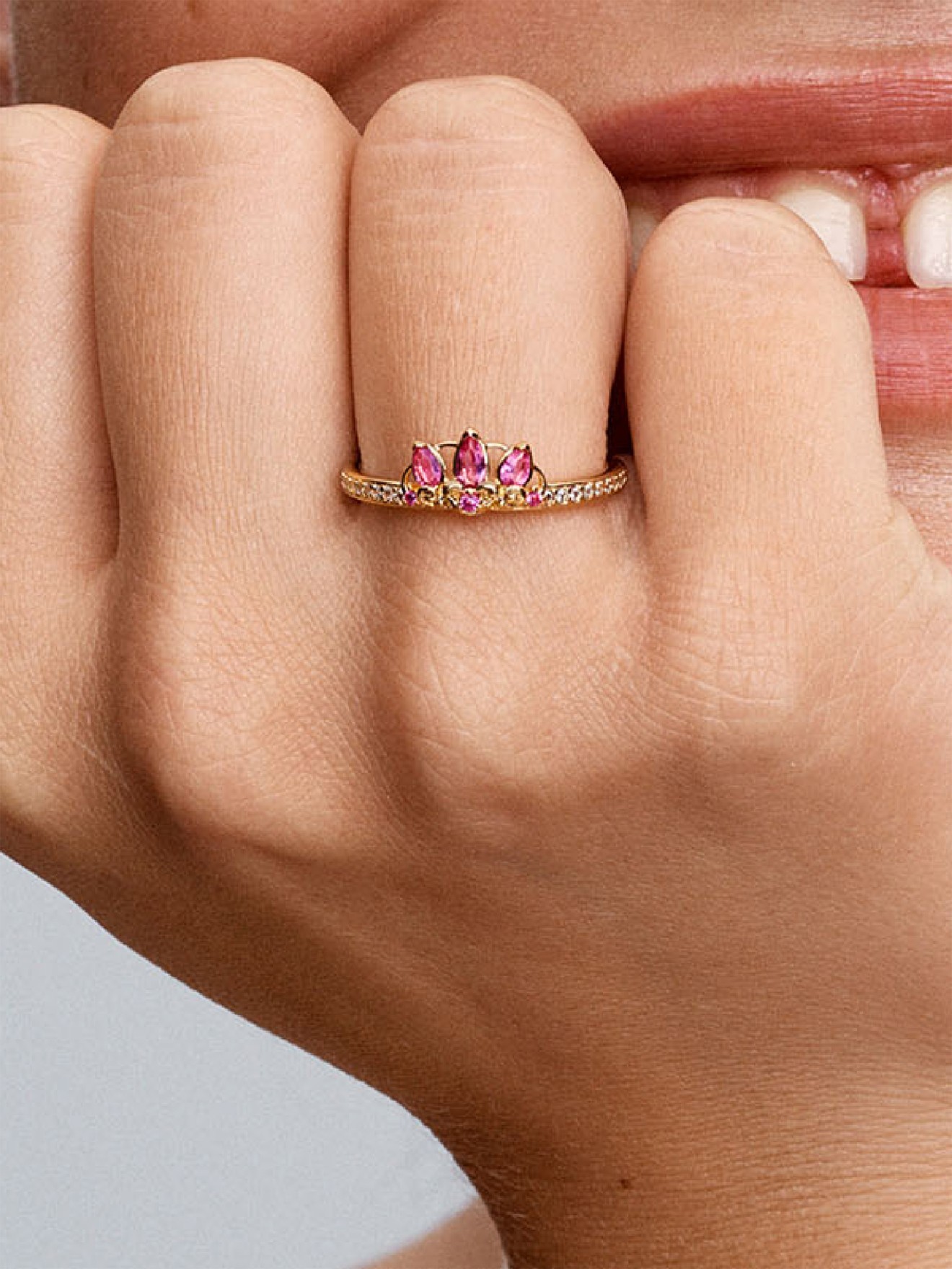 Anel Tiara Rapunzel Princesas Disney