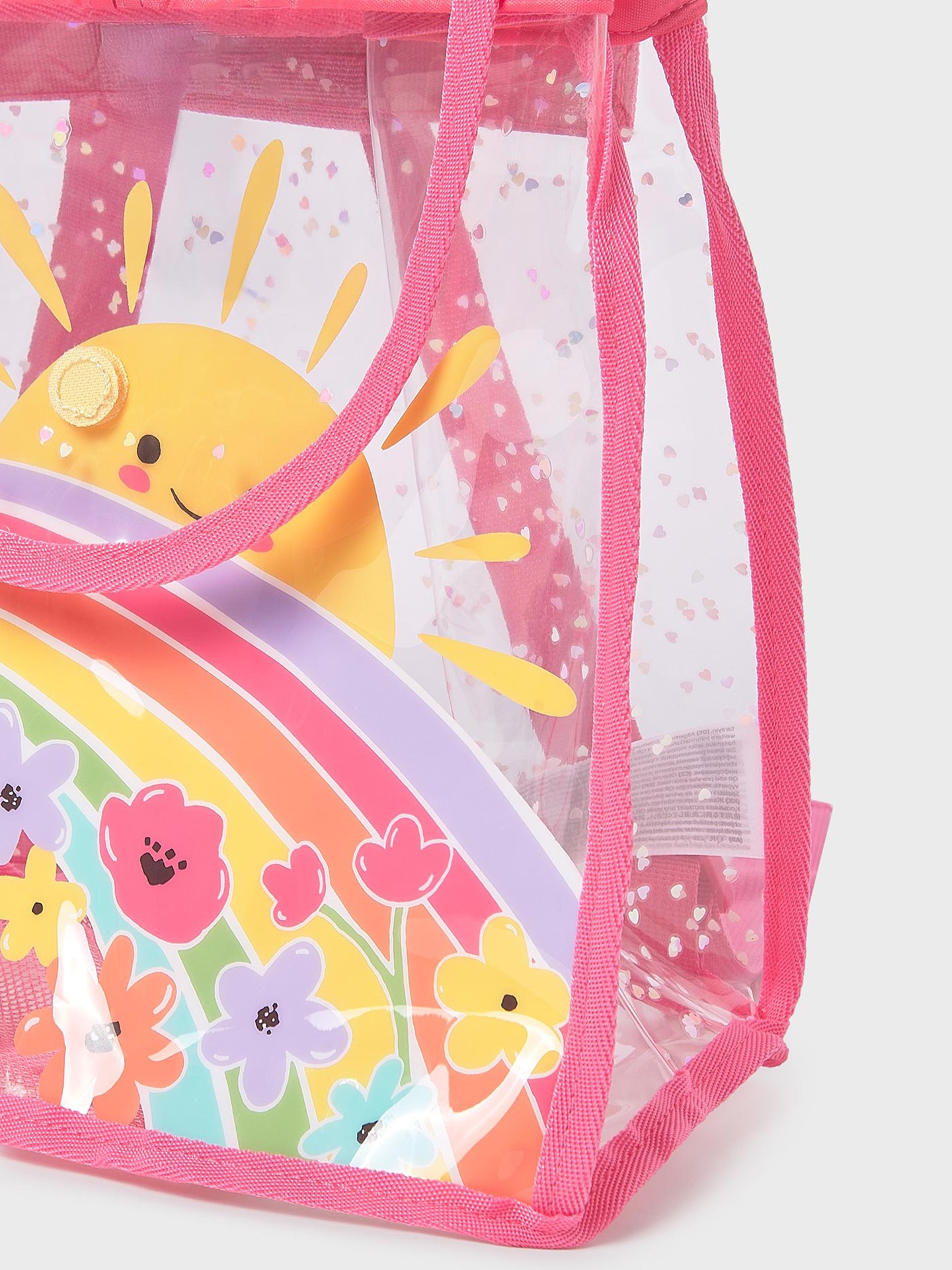 Mala de Praia Transparente com Estampado