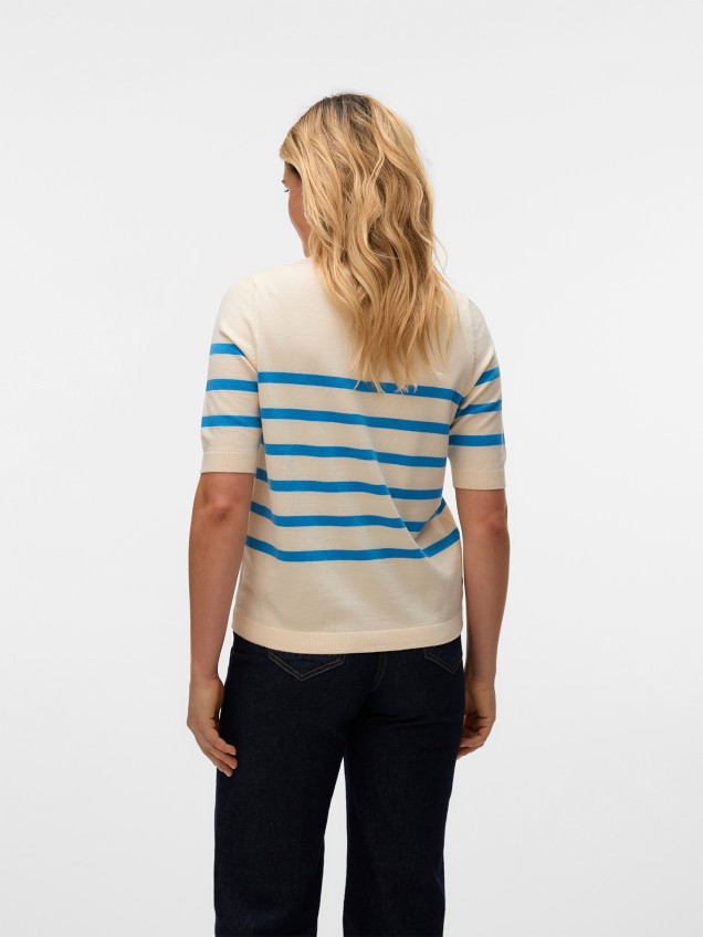 Camisola de Malha às Riscas