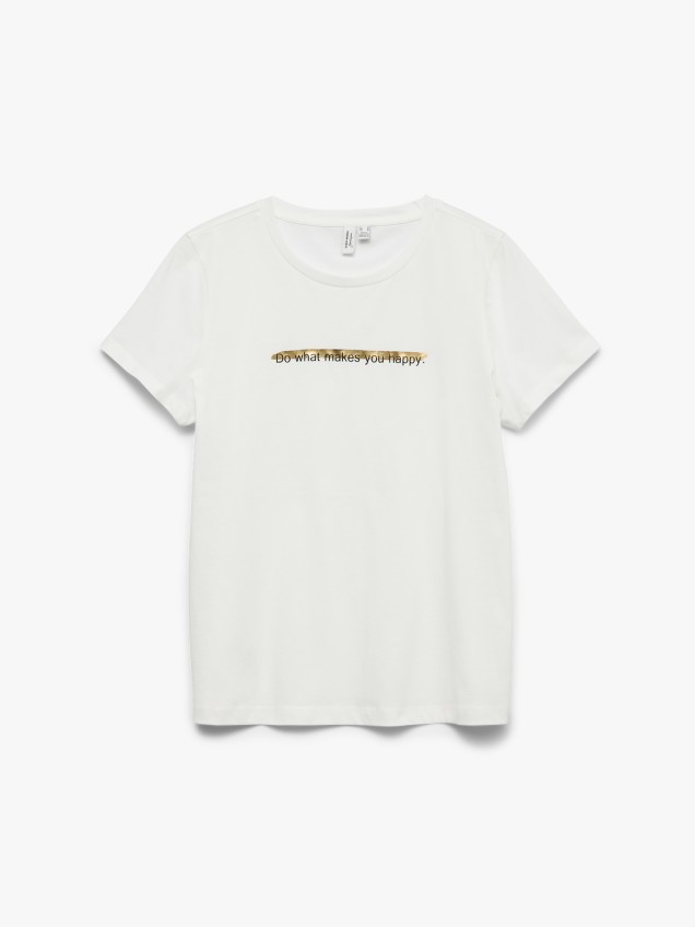 T-shirt com Estampado