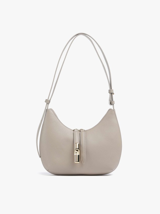 Mala de Ombro Goccia S em Pele