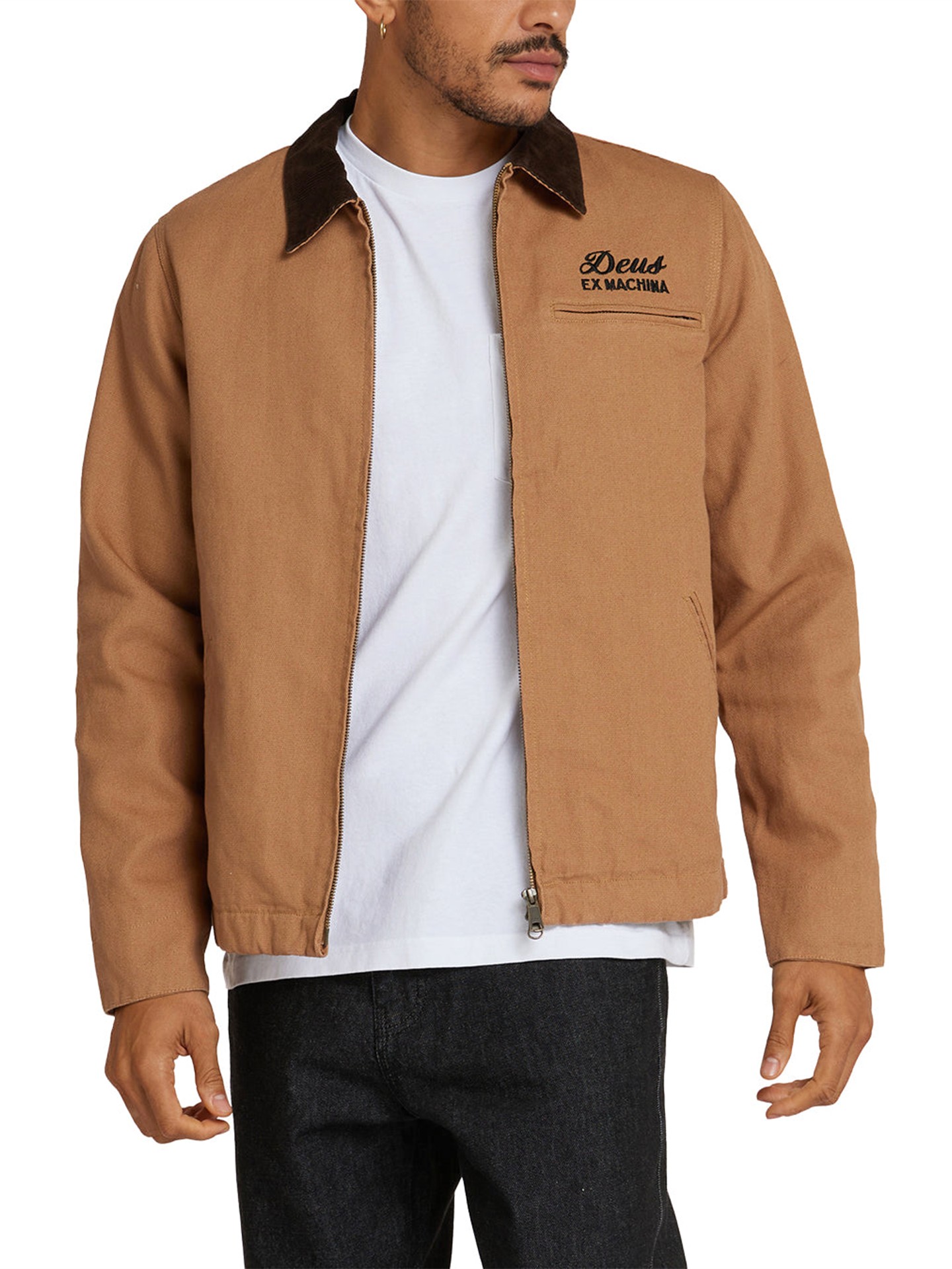 Casaco Workwear com Gola Cotelê