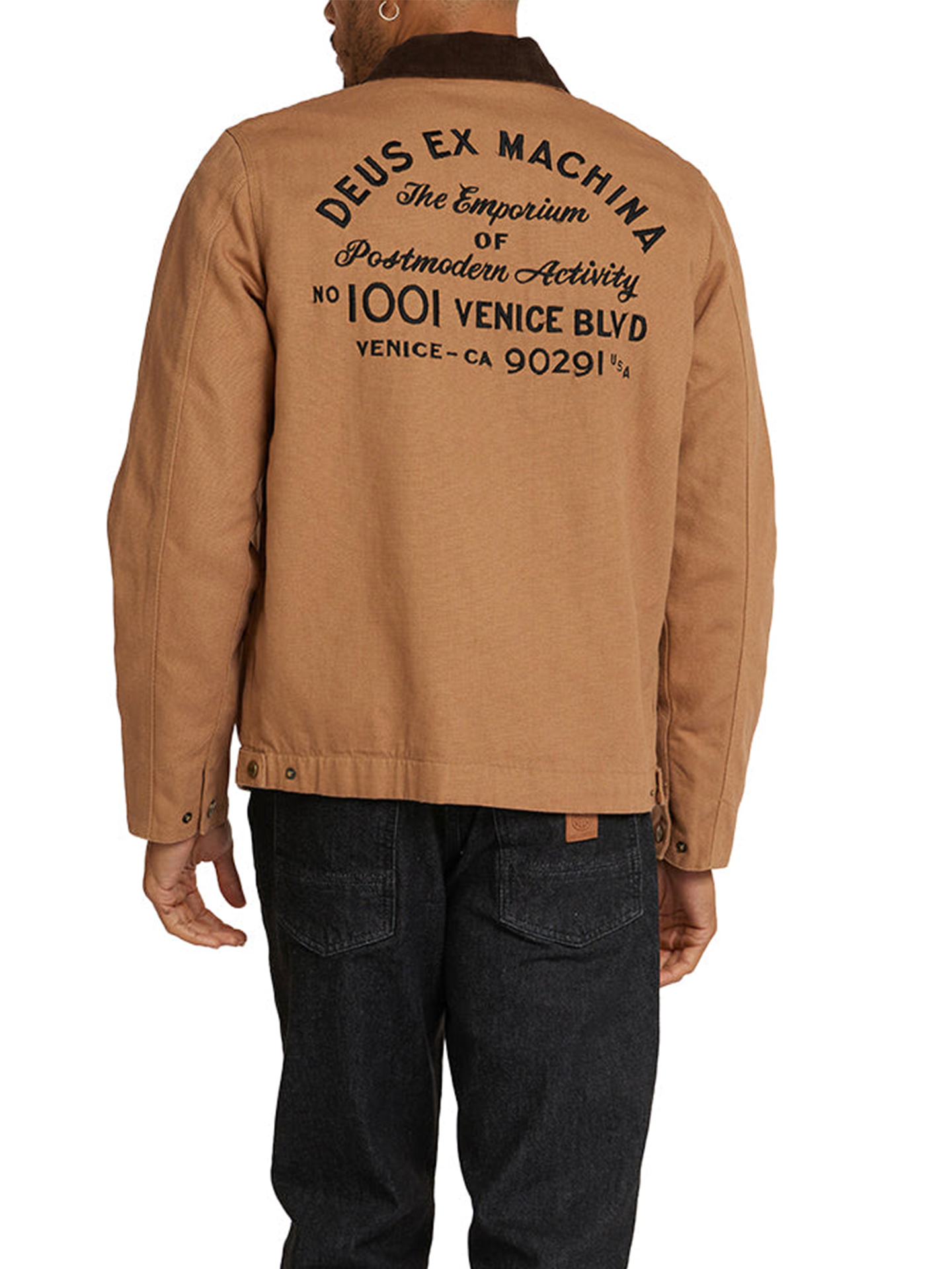 Casaco Workwear com Gola Cotelê