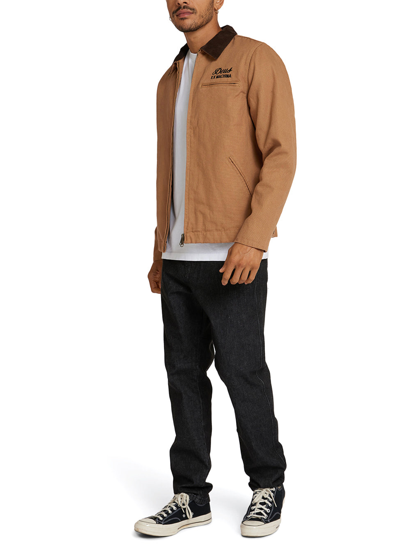 Casaco Workwear com Gola Cotelê