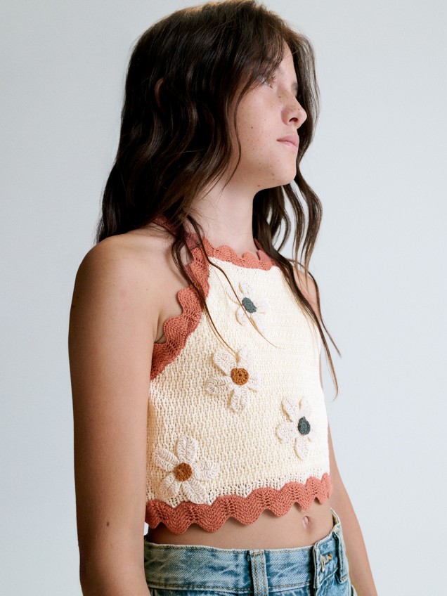 Top Curto de Croché