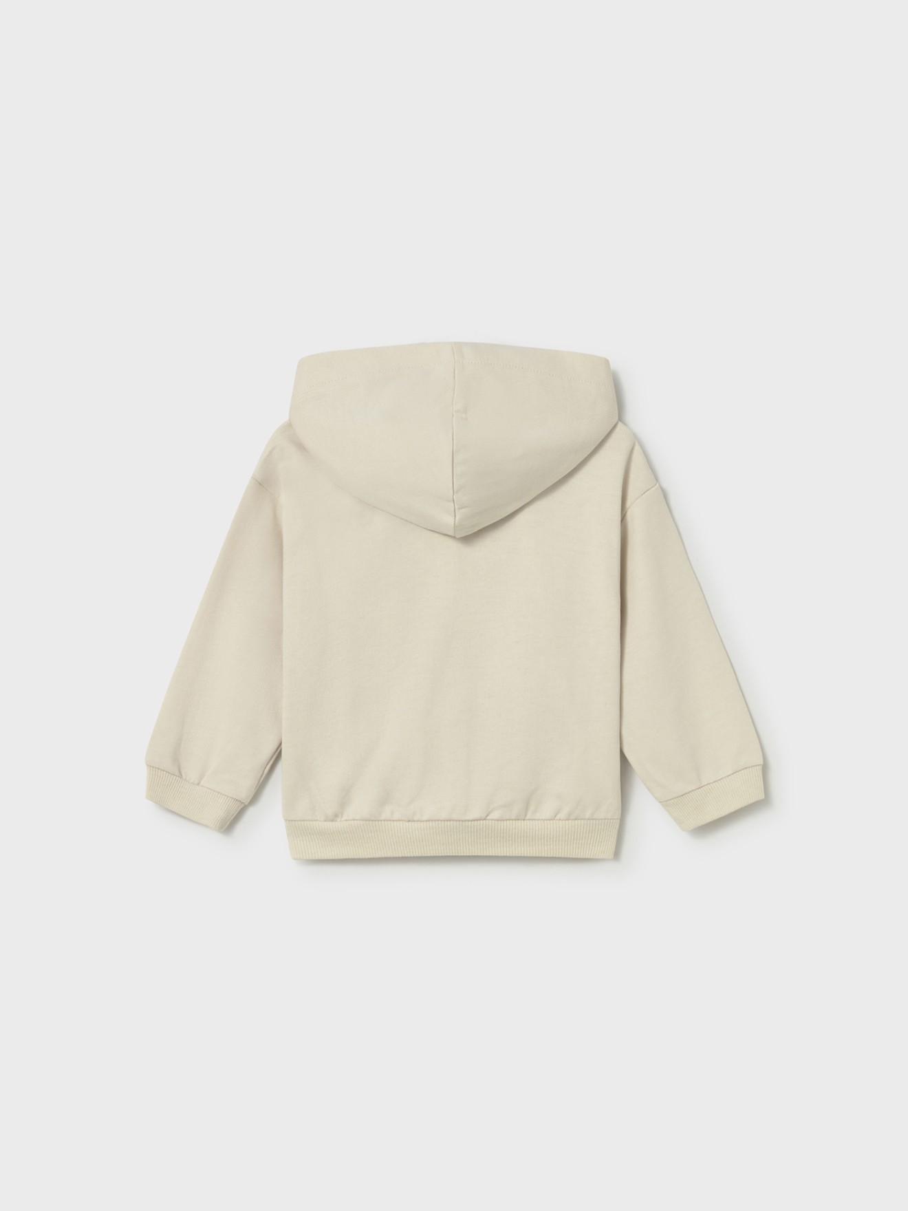 Casaco com Capuz e Estampado