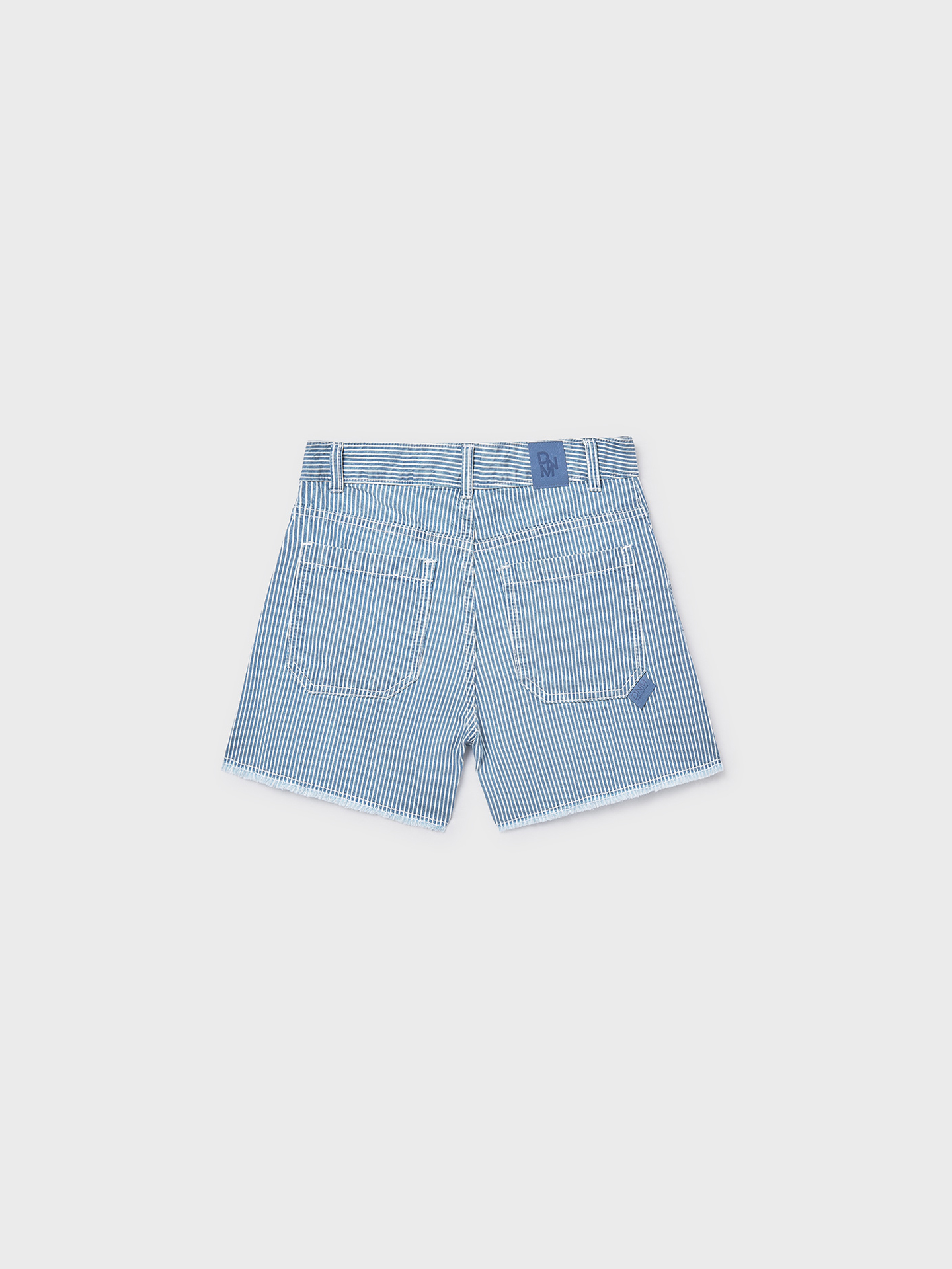 Calções de Ganga às Riscas Verticais