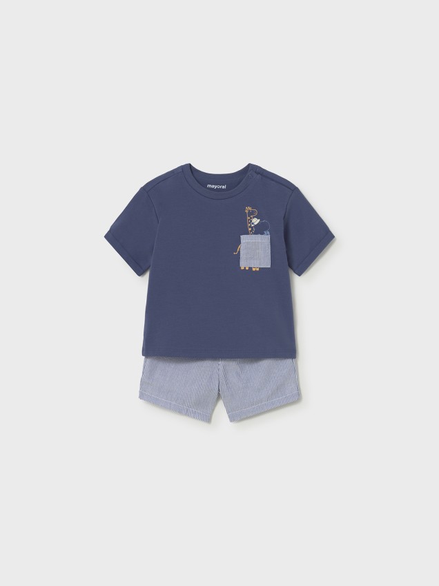 Conjunto de T-shirt e Calções