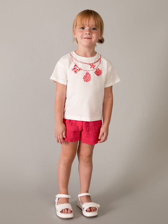 Conjunto de T-shirt e Calções