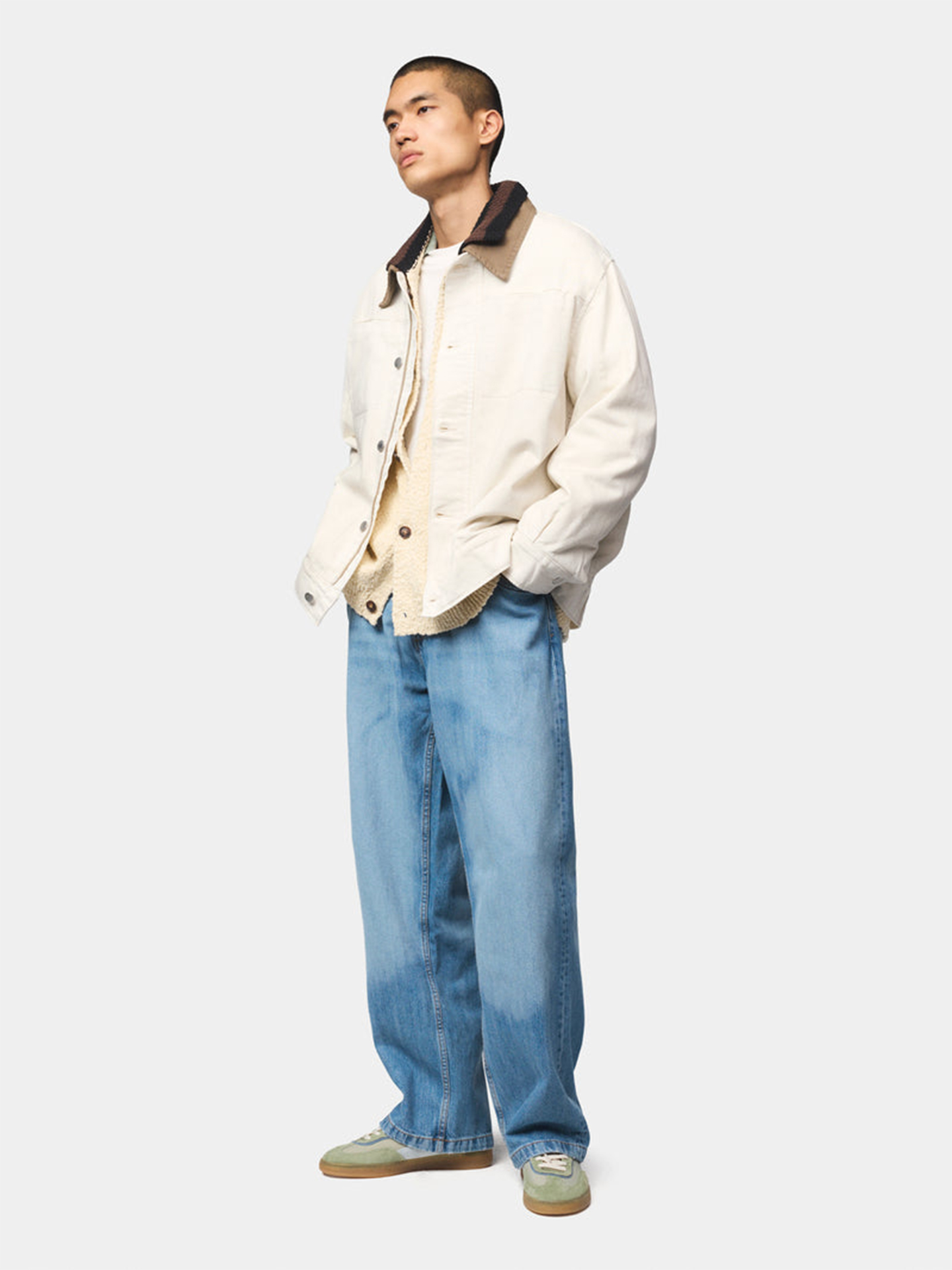 Sapatilhas Park em Pele