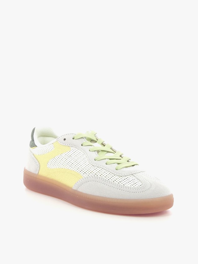 Sapatilhas Park Crochet em Pele