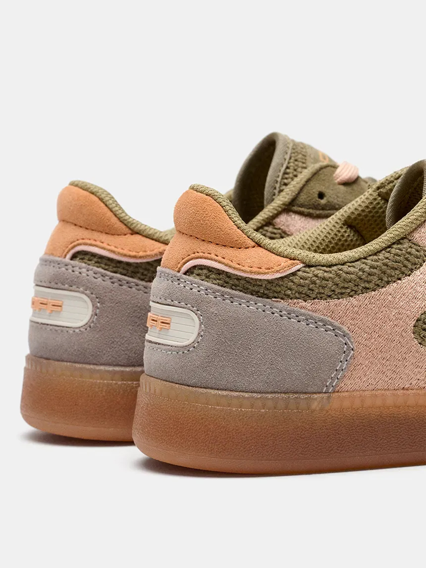 Sapatilhas Park Crochet em Pele