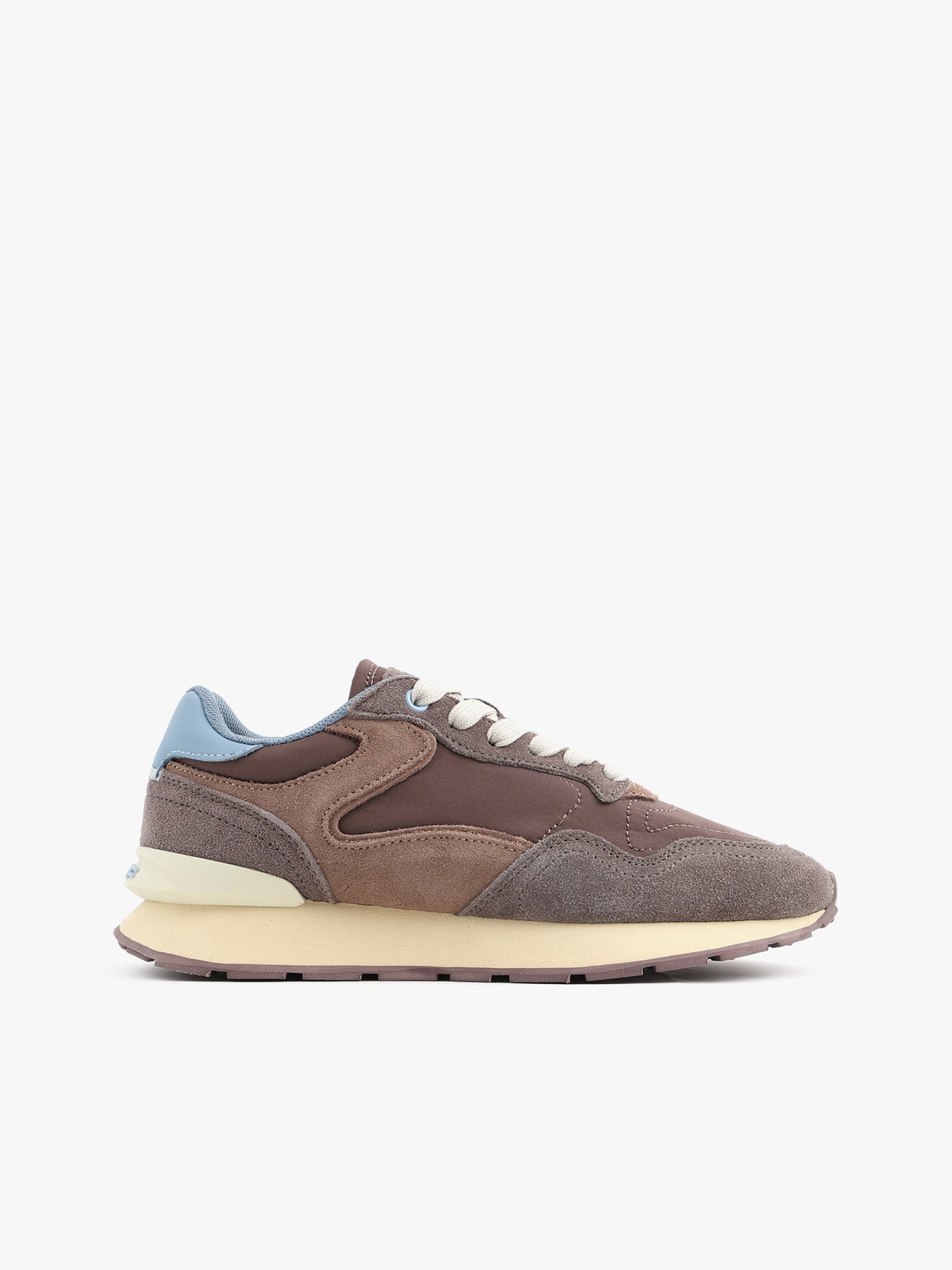 Sapatilhas City Retro em Pele