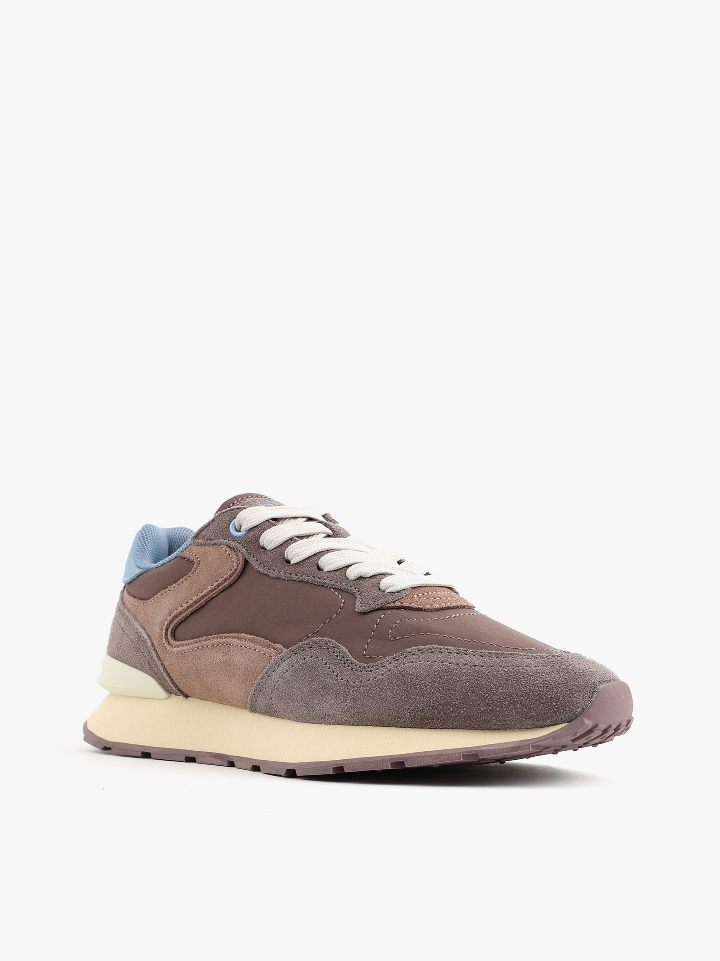 Sapatilhas City Retro em Pele