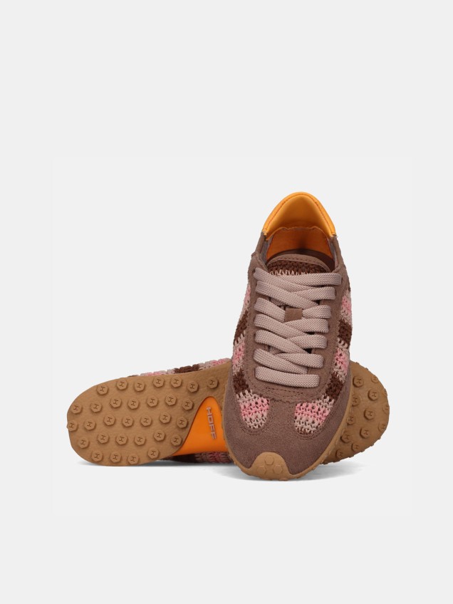 Sapatilhas Bridge em Pele