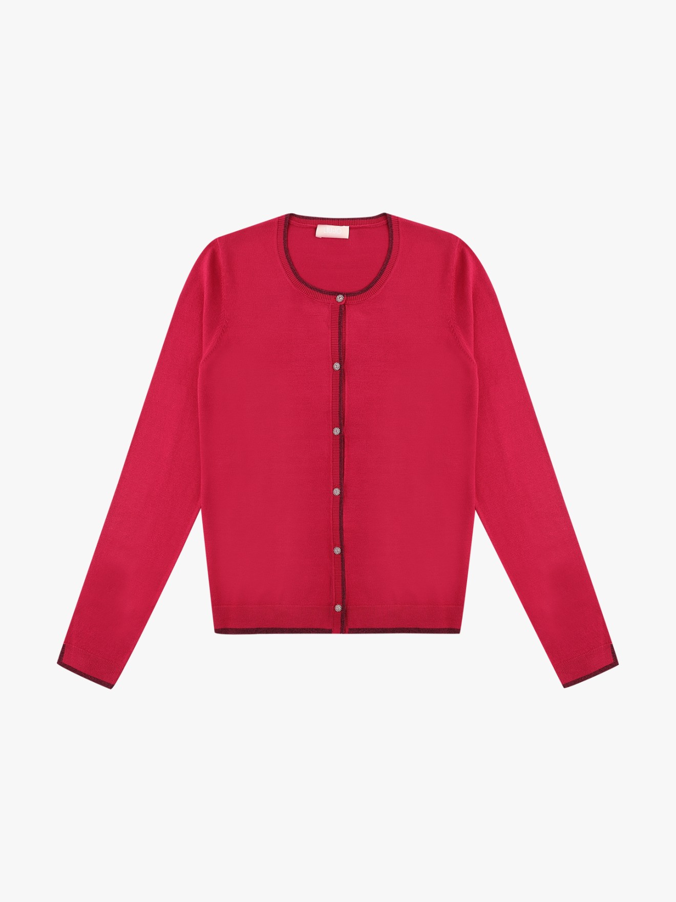 Casaco de Malha com Bot�es Joia