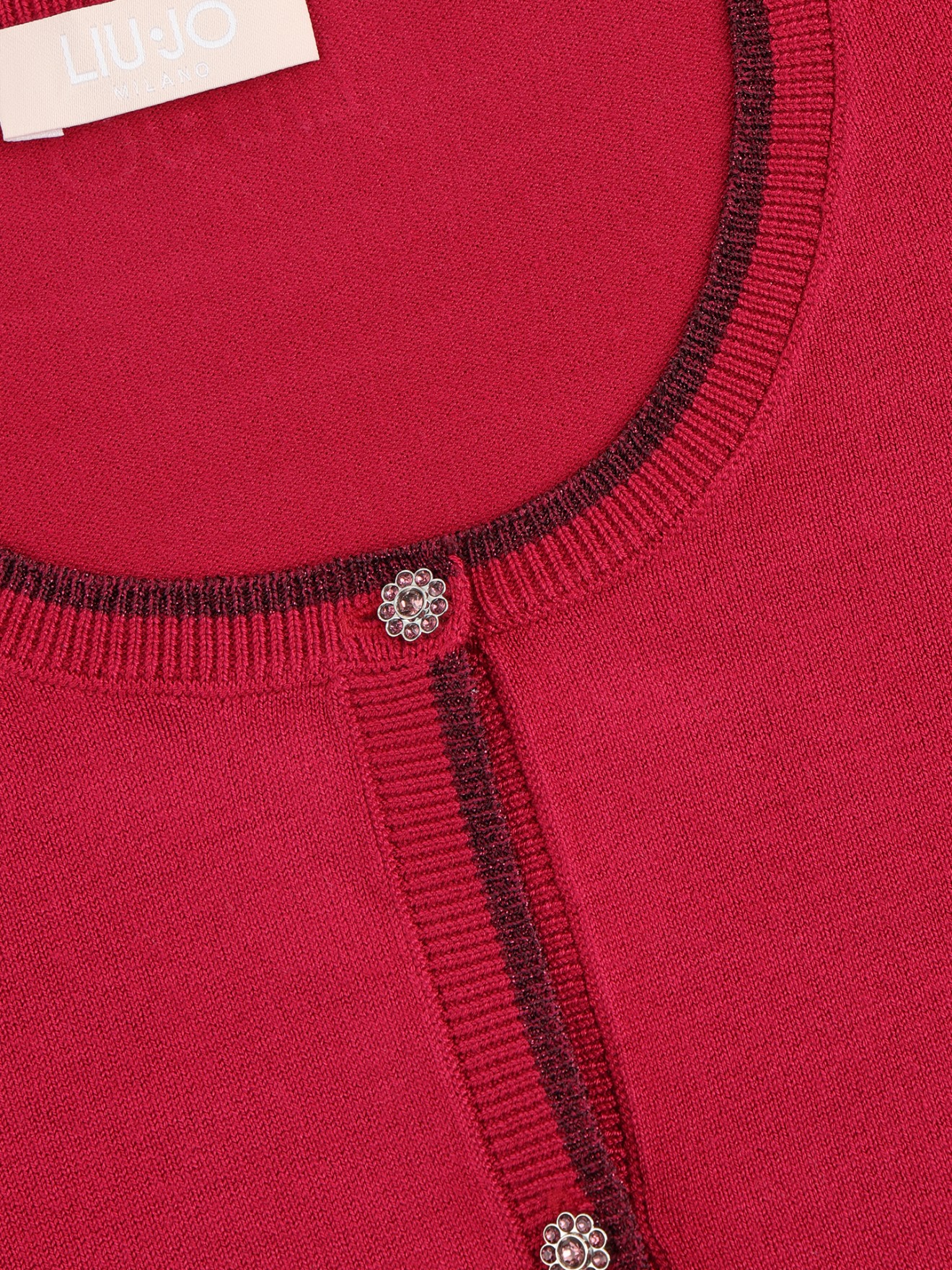 Casaco de Malha com Bot�es Joia