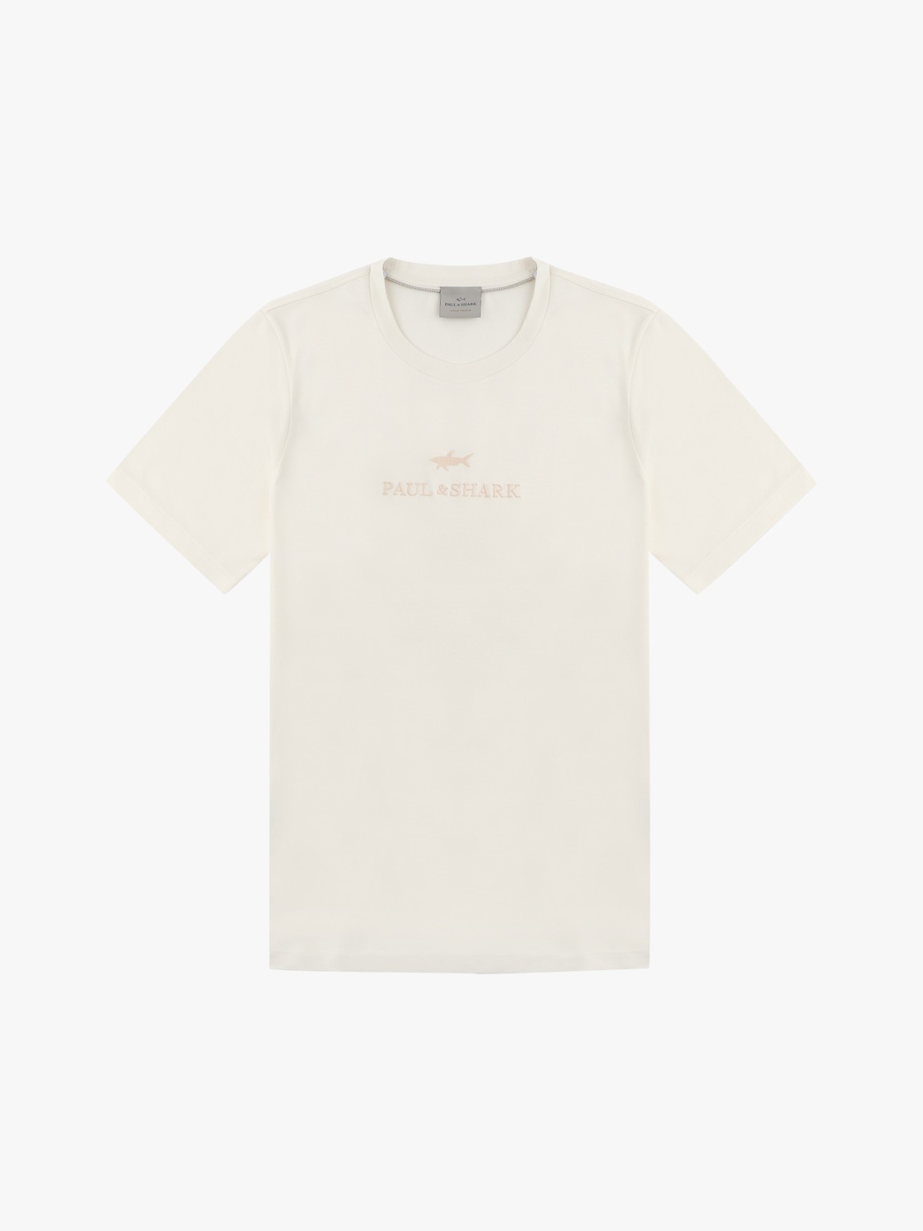 T-shirt com Log�tipo Bordado