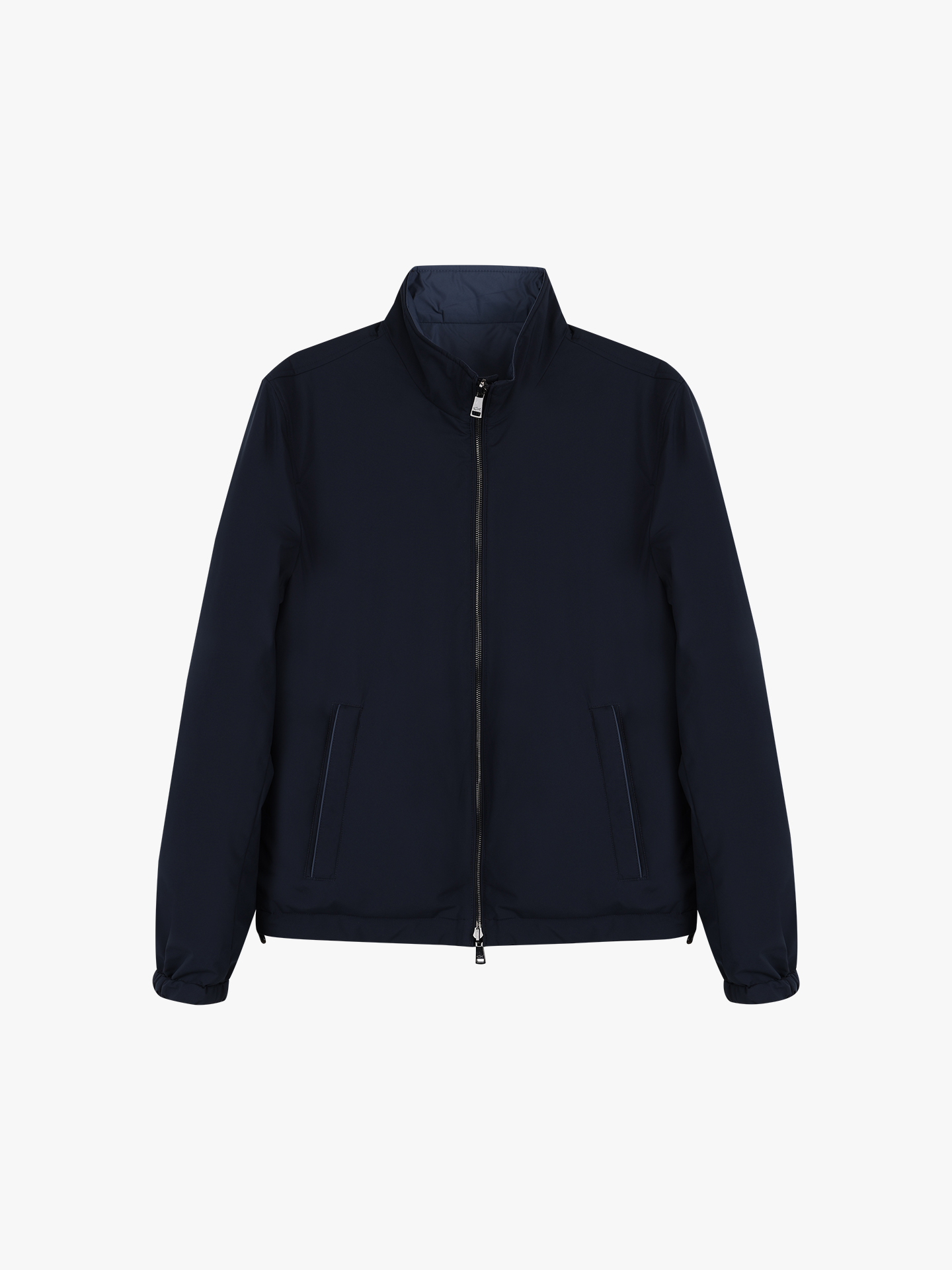 Blusão Reversível com Gola Subida