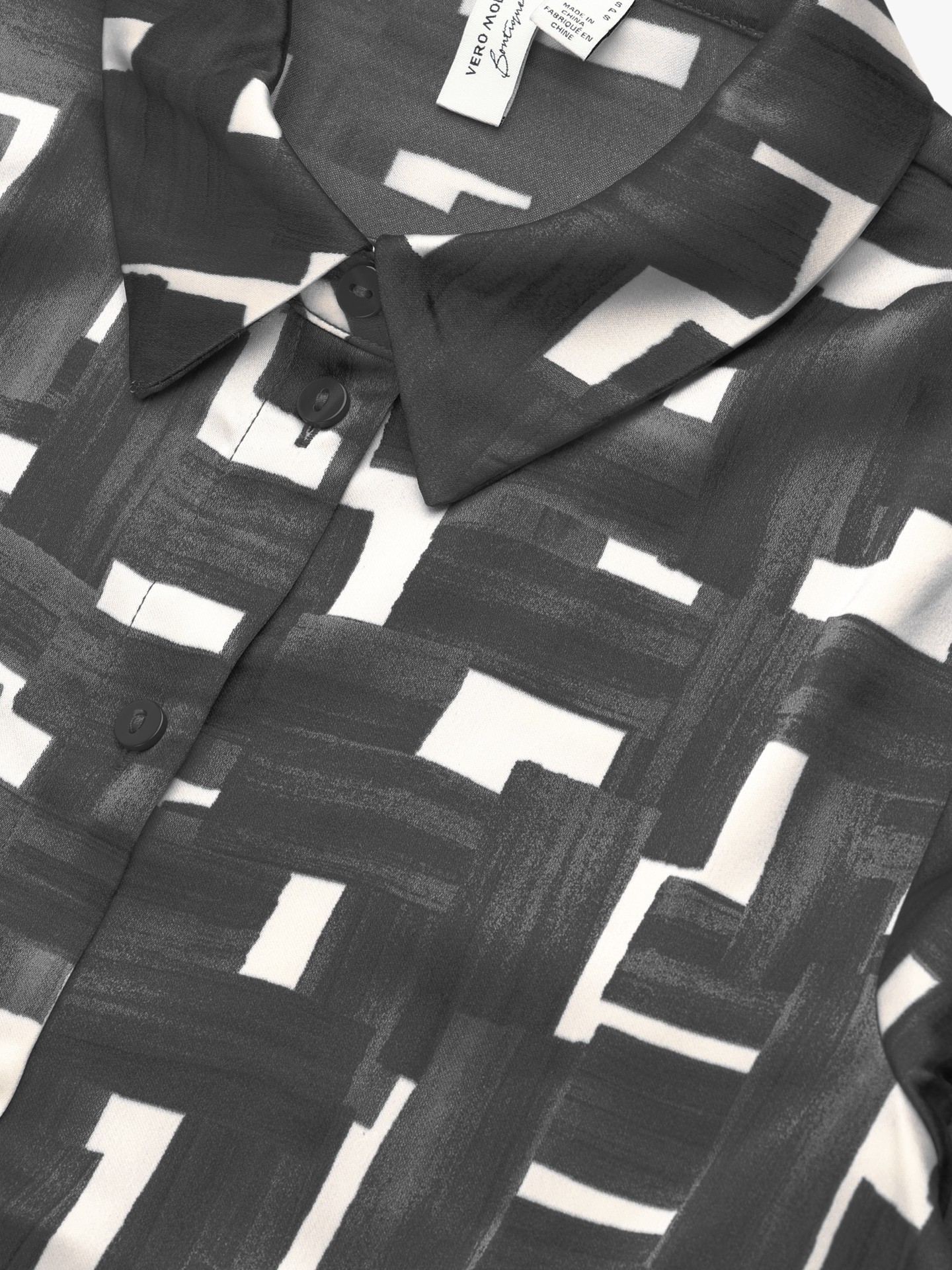 Vestido Camiseiro Midi com Padrão