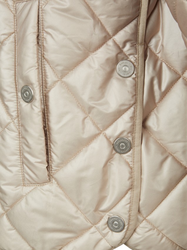 Blusão Acolchoado com Gola Subida