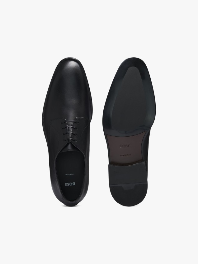 Sapatos Derby em Pele