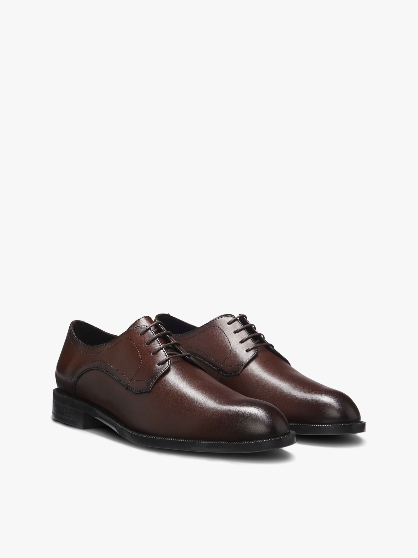 Sapatos Derby em Pele