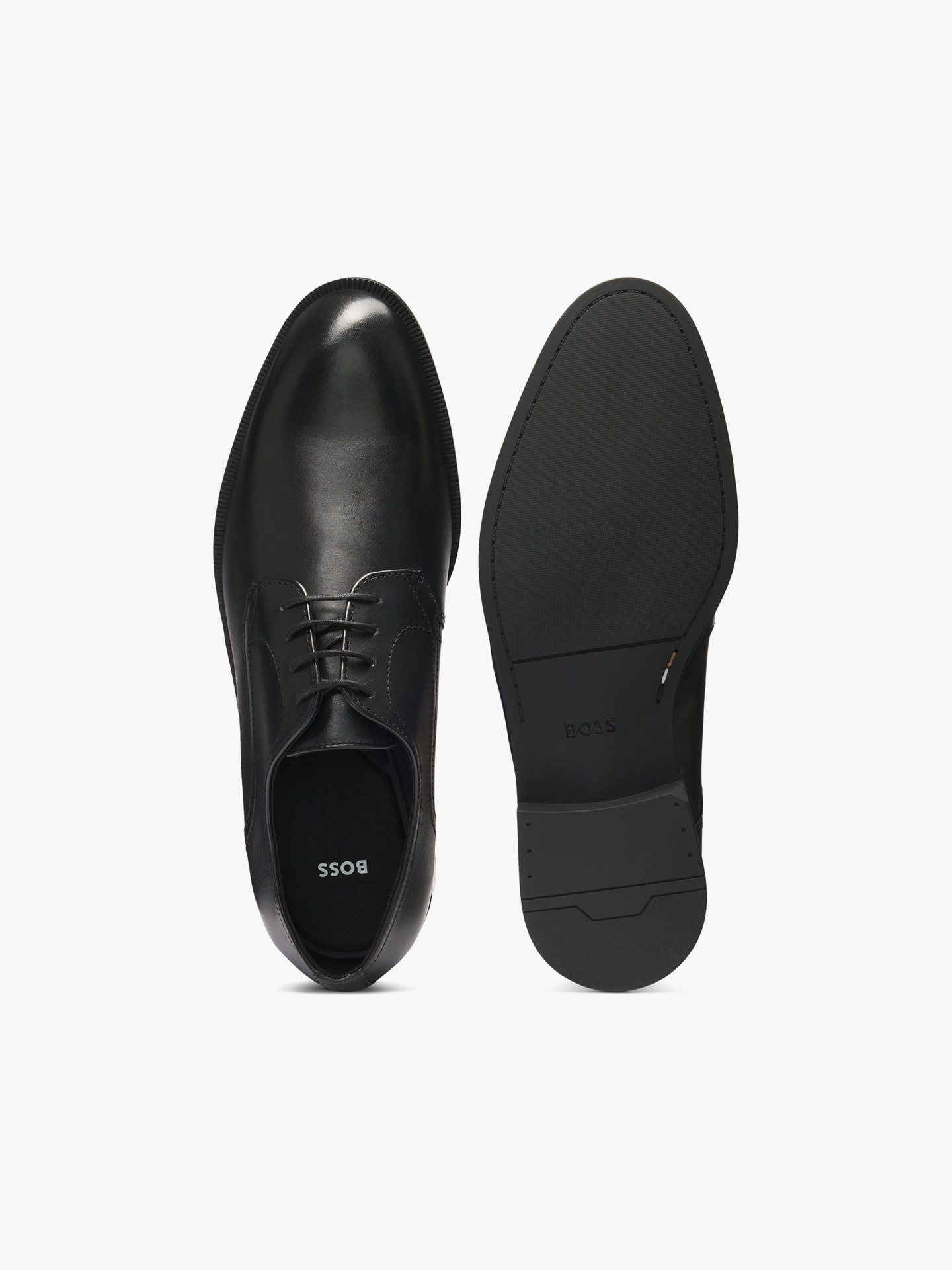 Sapatos Derby em Pele