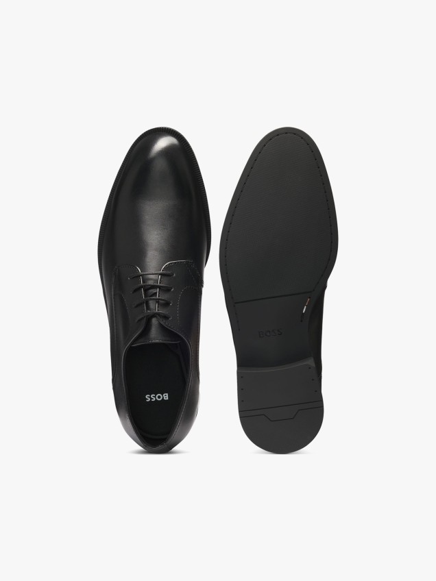 Sapatos Derby em Pele