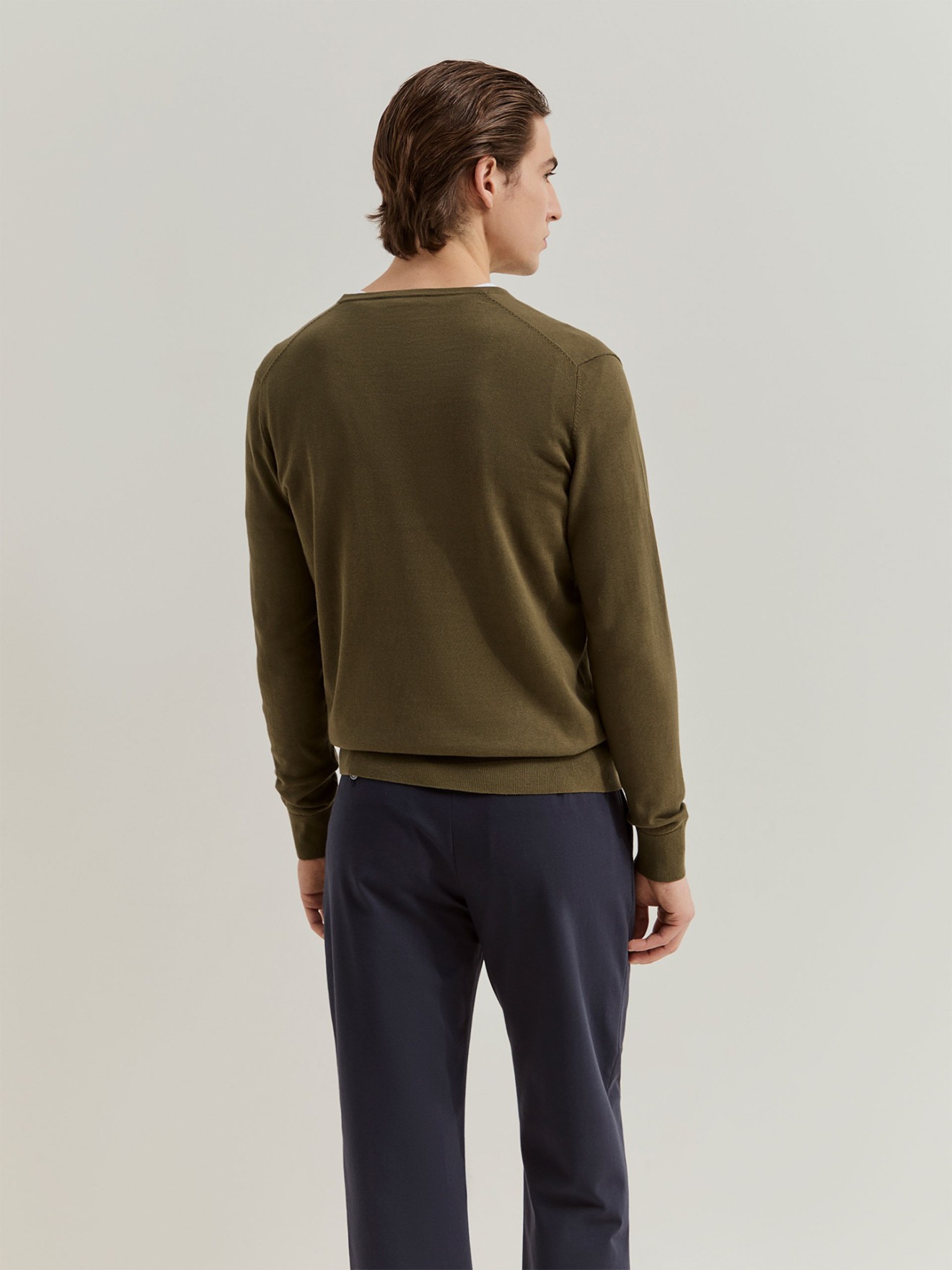 Camisola de Malha com Decote em V