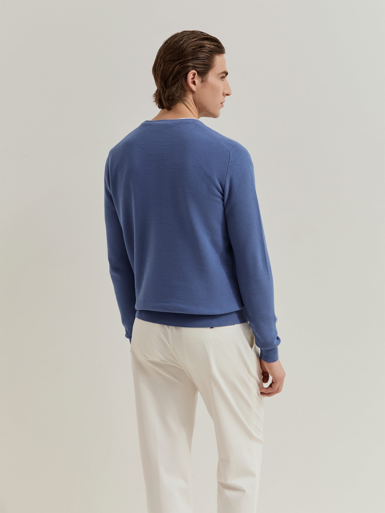 Camisola de Malha de Algodão