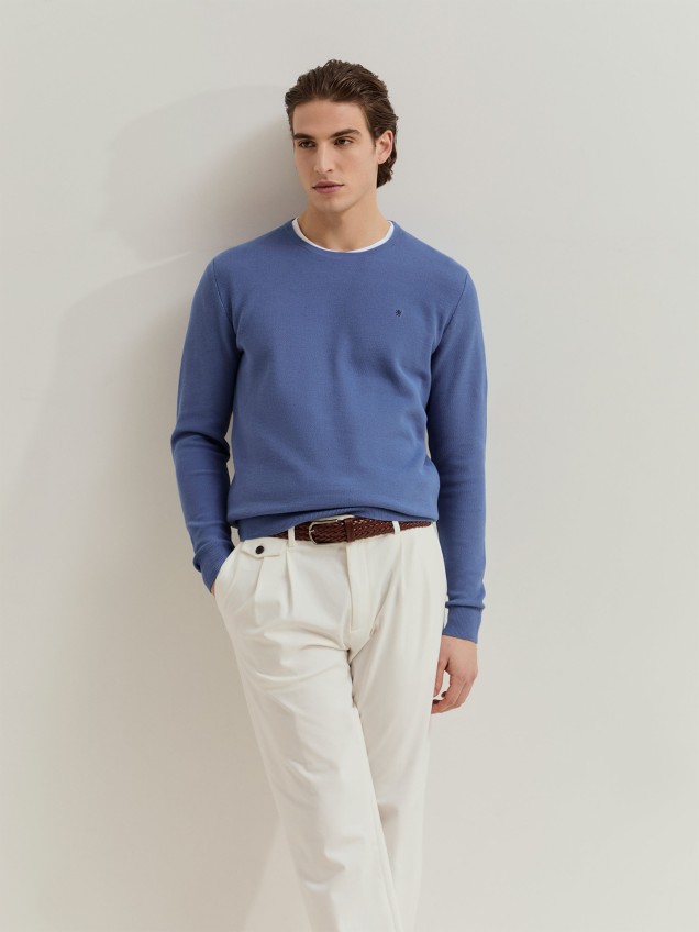 Camisola de Malha de Algodão