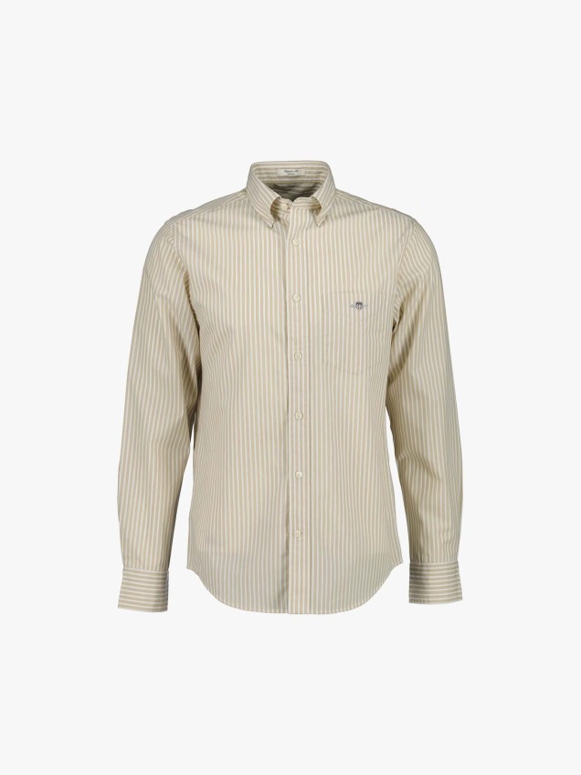 Camisa Regular Fit às Riscas