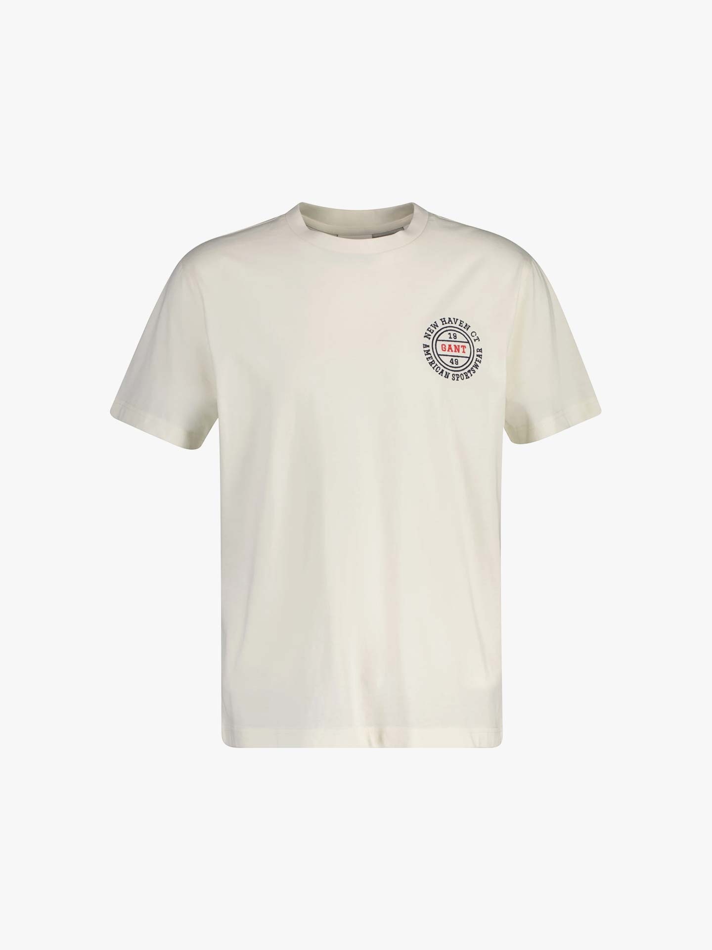 T-shirt com Bordado no Peito