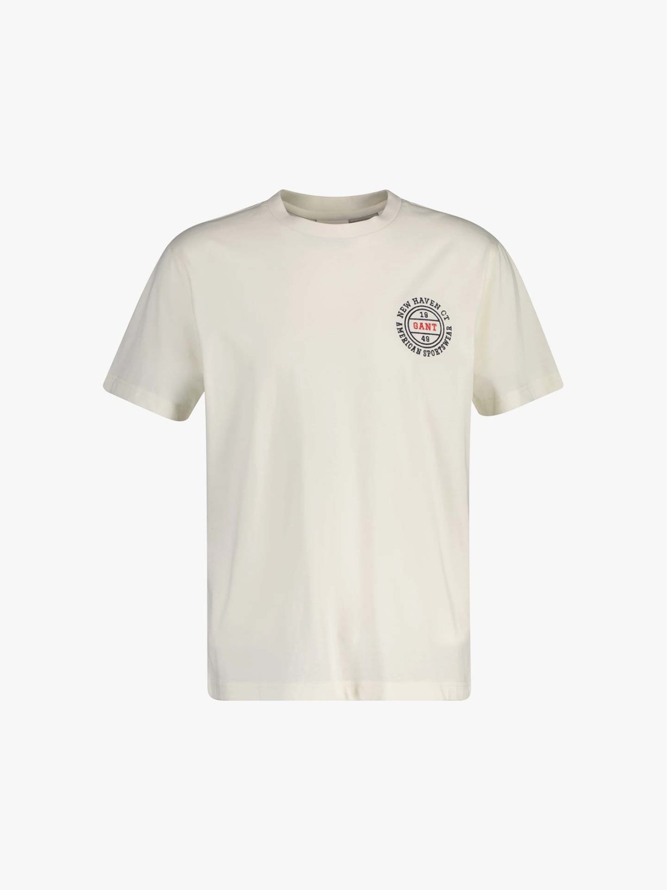 T-shirt com Bordado no Peito