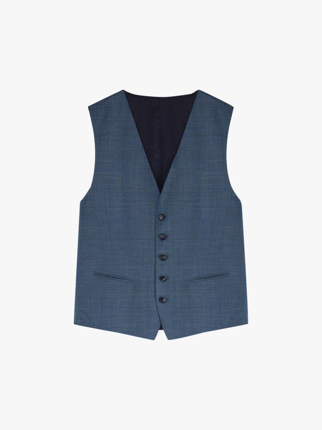 Fato Regular Fit em Lã