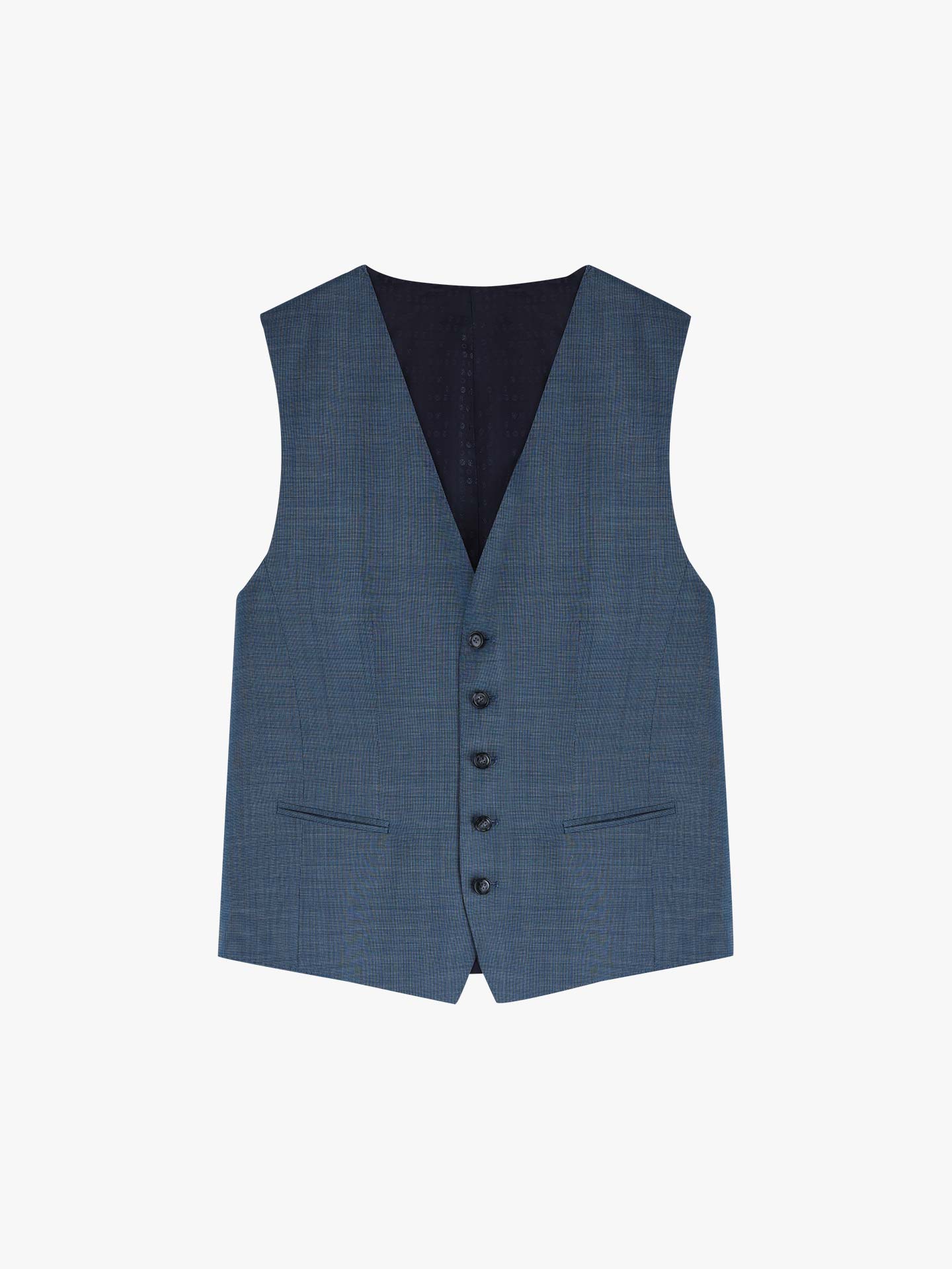 Fato Regular Fit em Lã