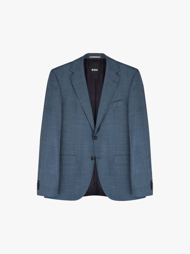 Fato Regular Fit em Lã