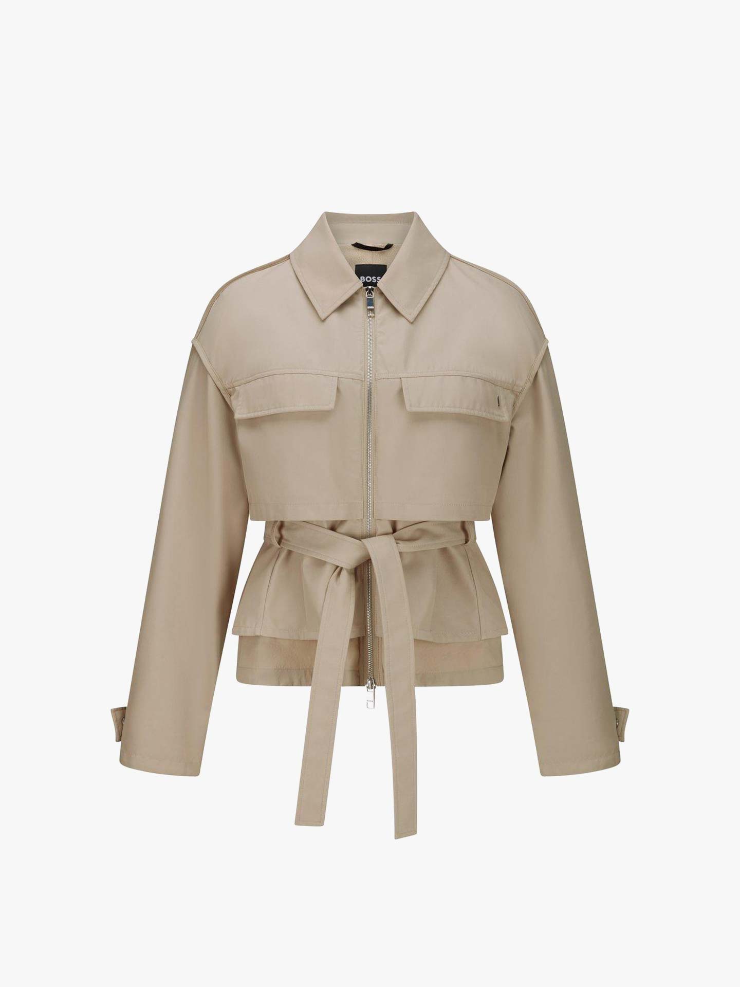 Parka com Cinto Ajust�vel