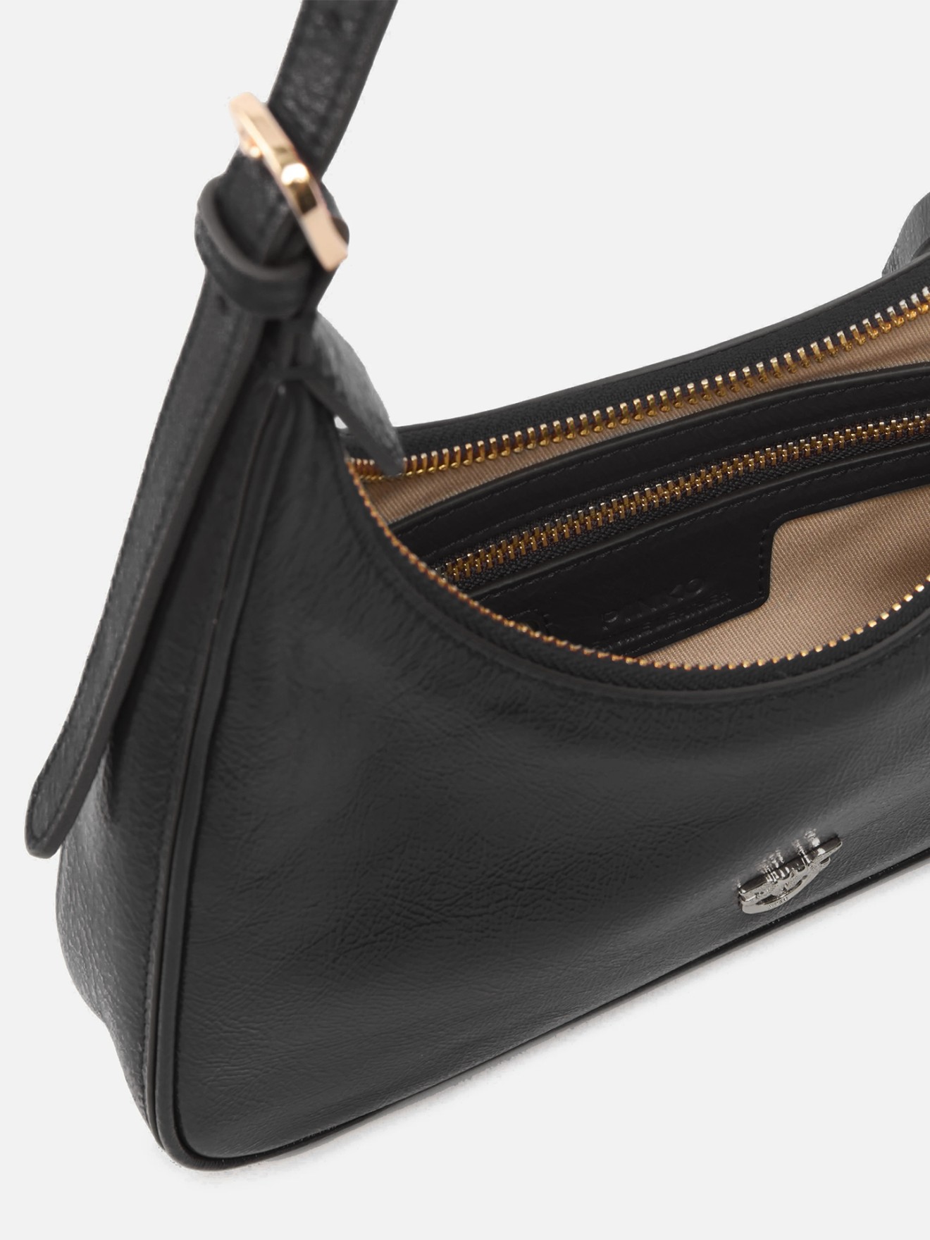 Mala de Ombro Miss Pinko Mini em Pele