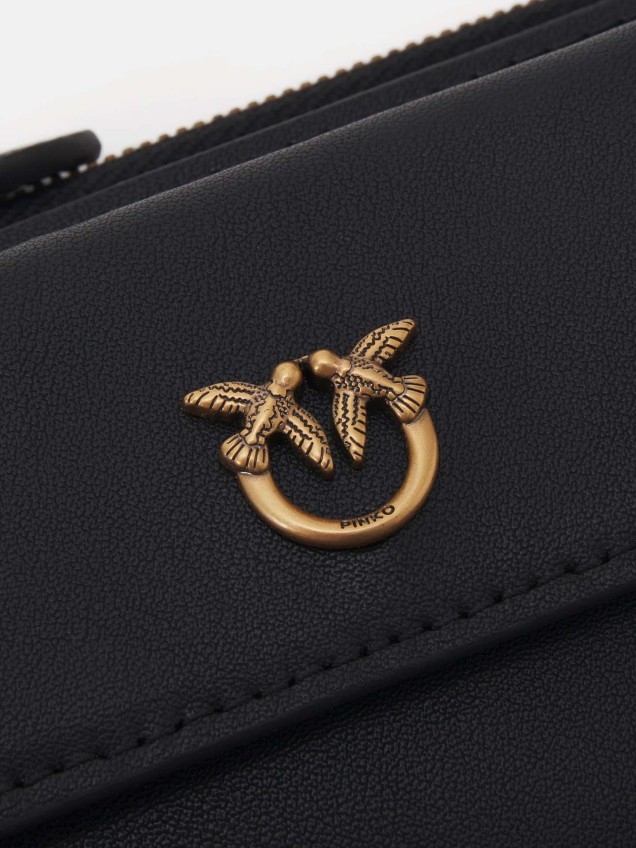 Porta-Moedas Compact em Pele