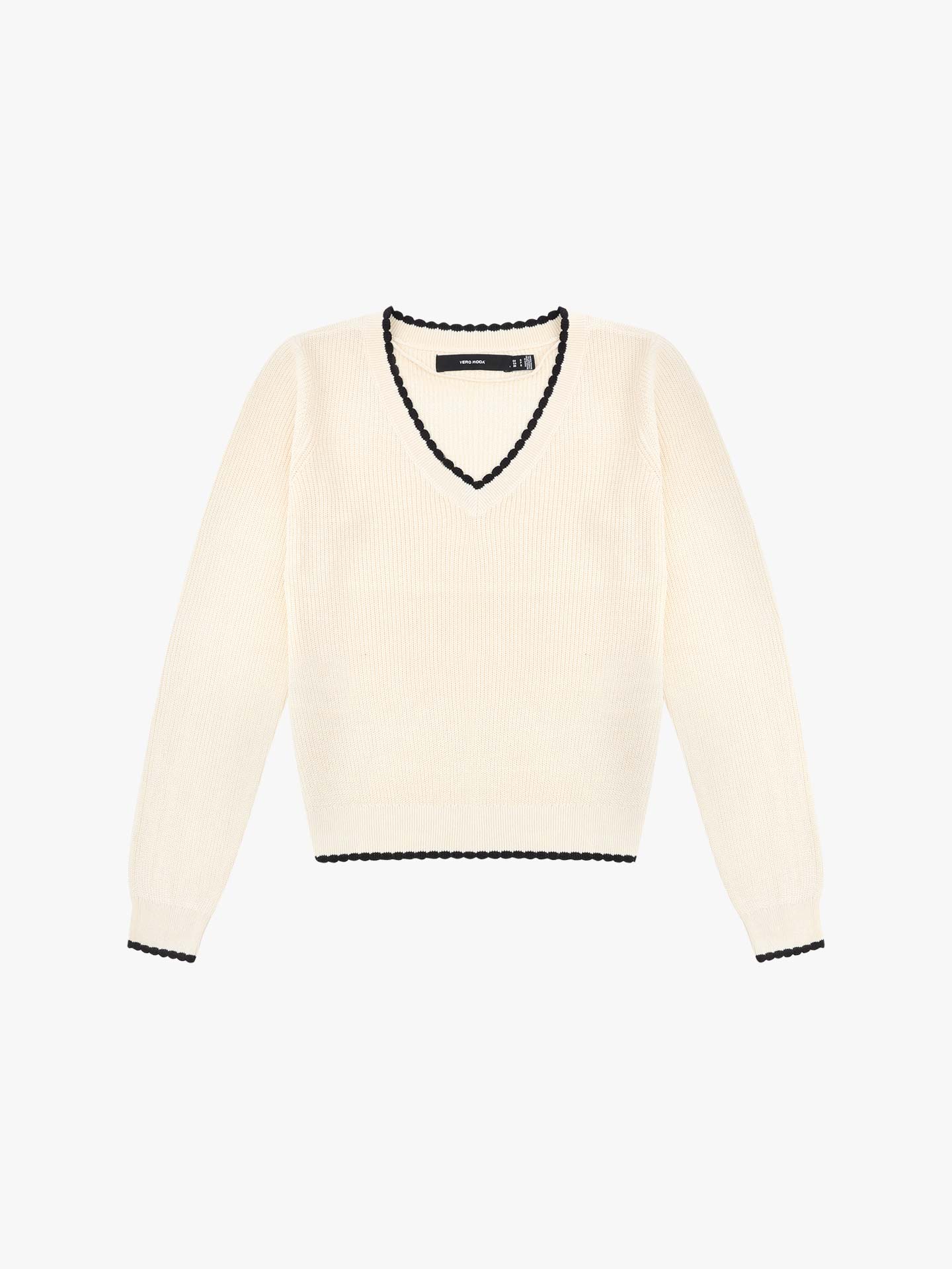 Camisola de Malha com Decote em V