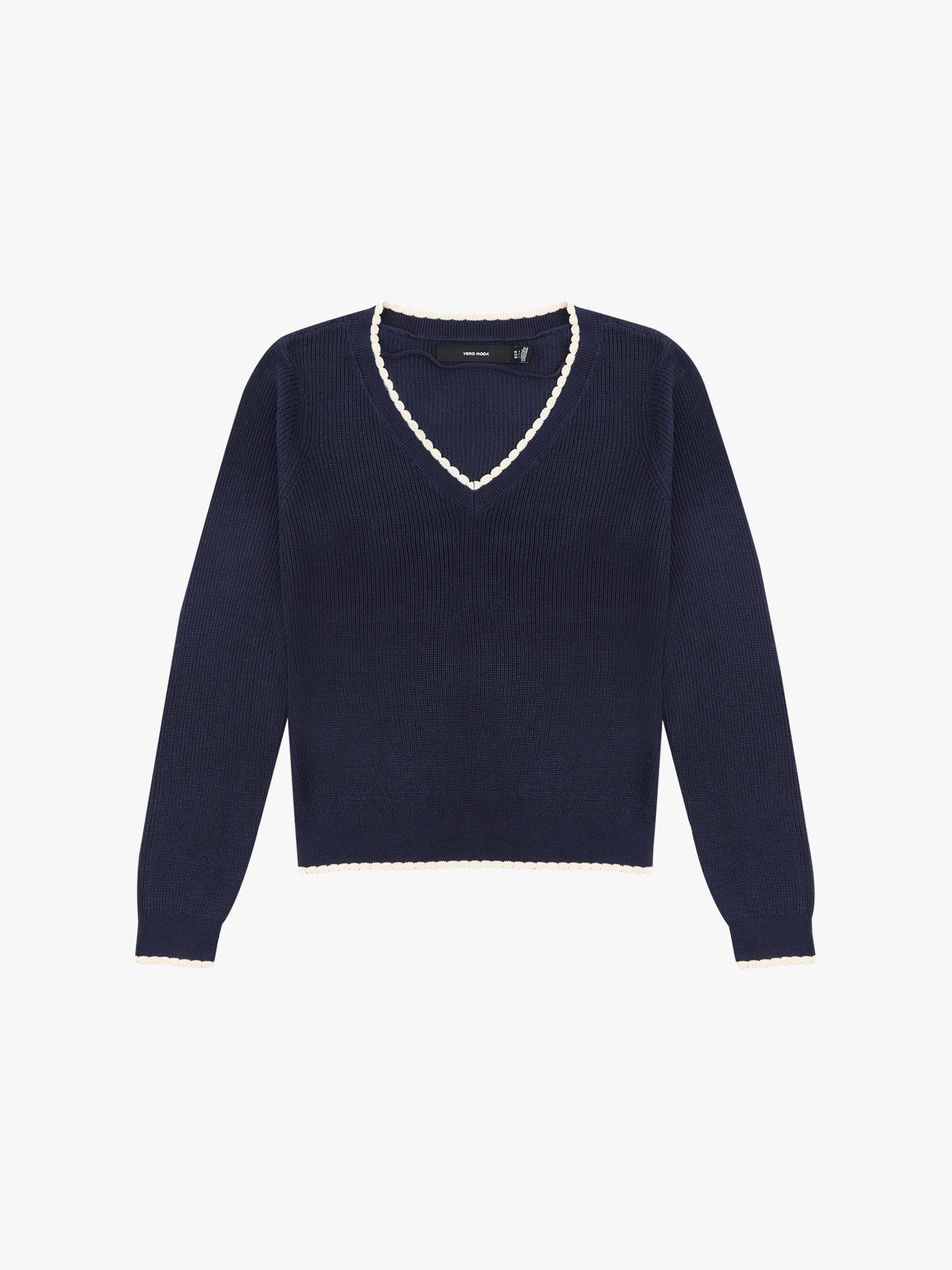 Camisola de Malha com Decote em V